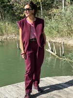 Guts & Goats Mabel Bordeaux Pants