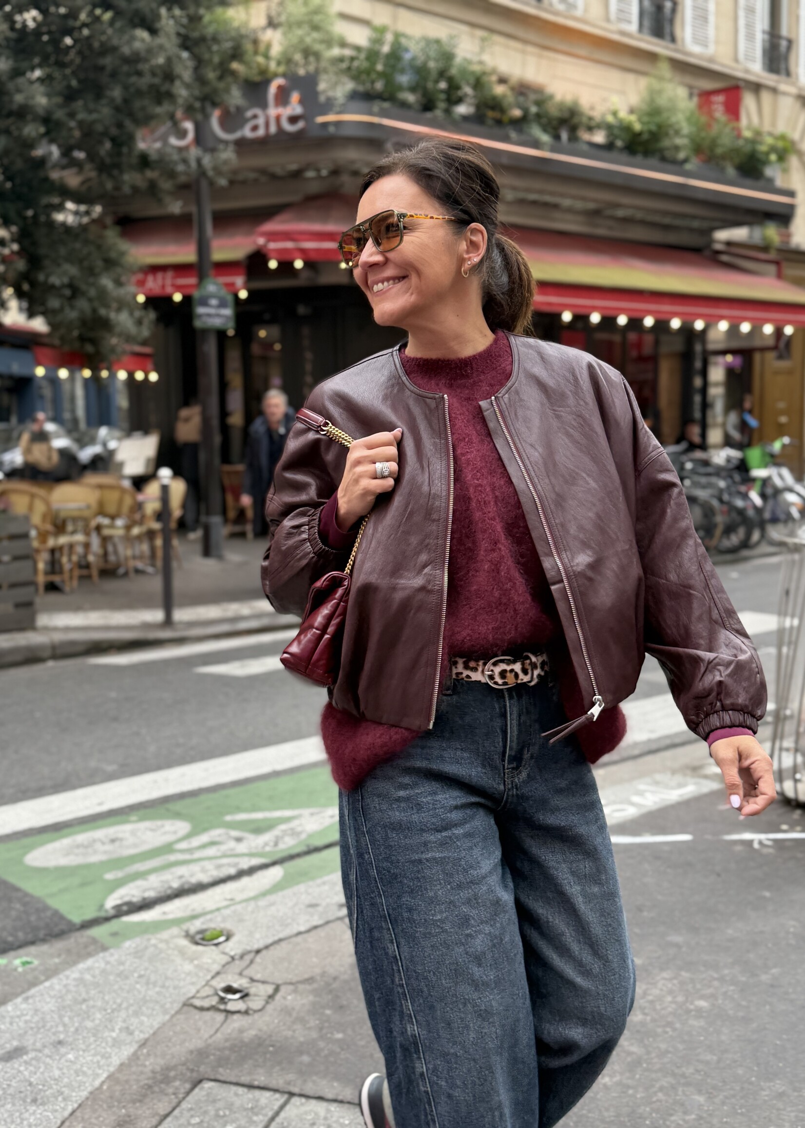 Guts & Goats Romée Burgundy Veste