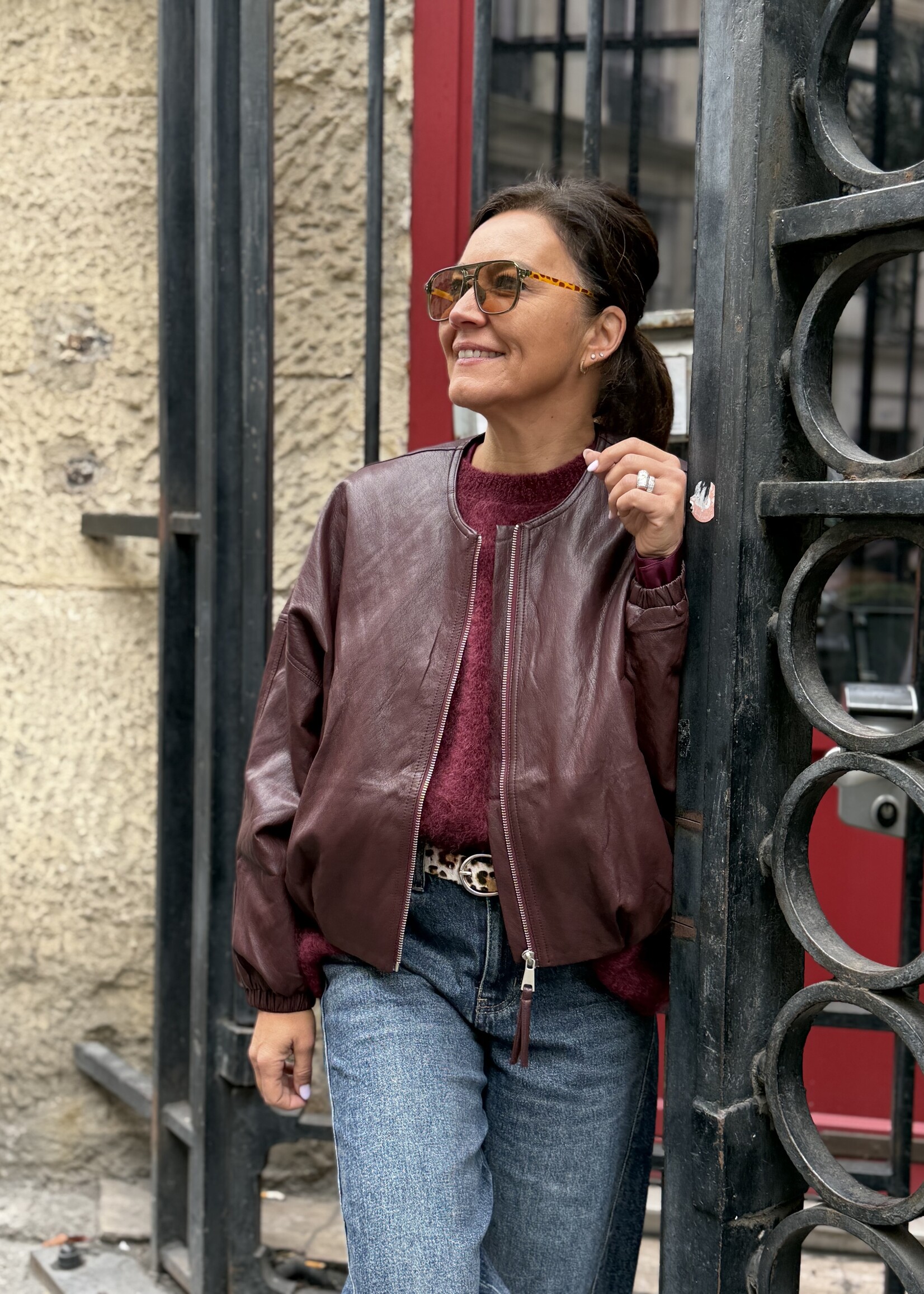 Guts & Goats Romée Burgundy Veste