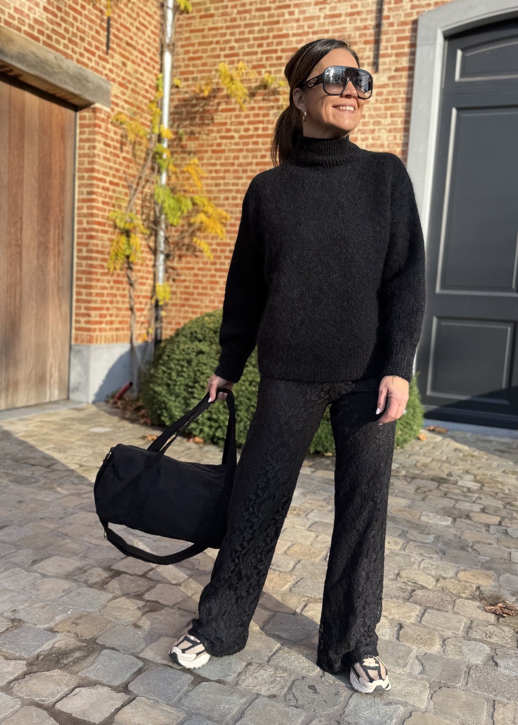 Guts & Goats Black Lace Pants