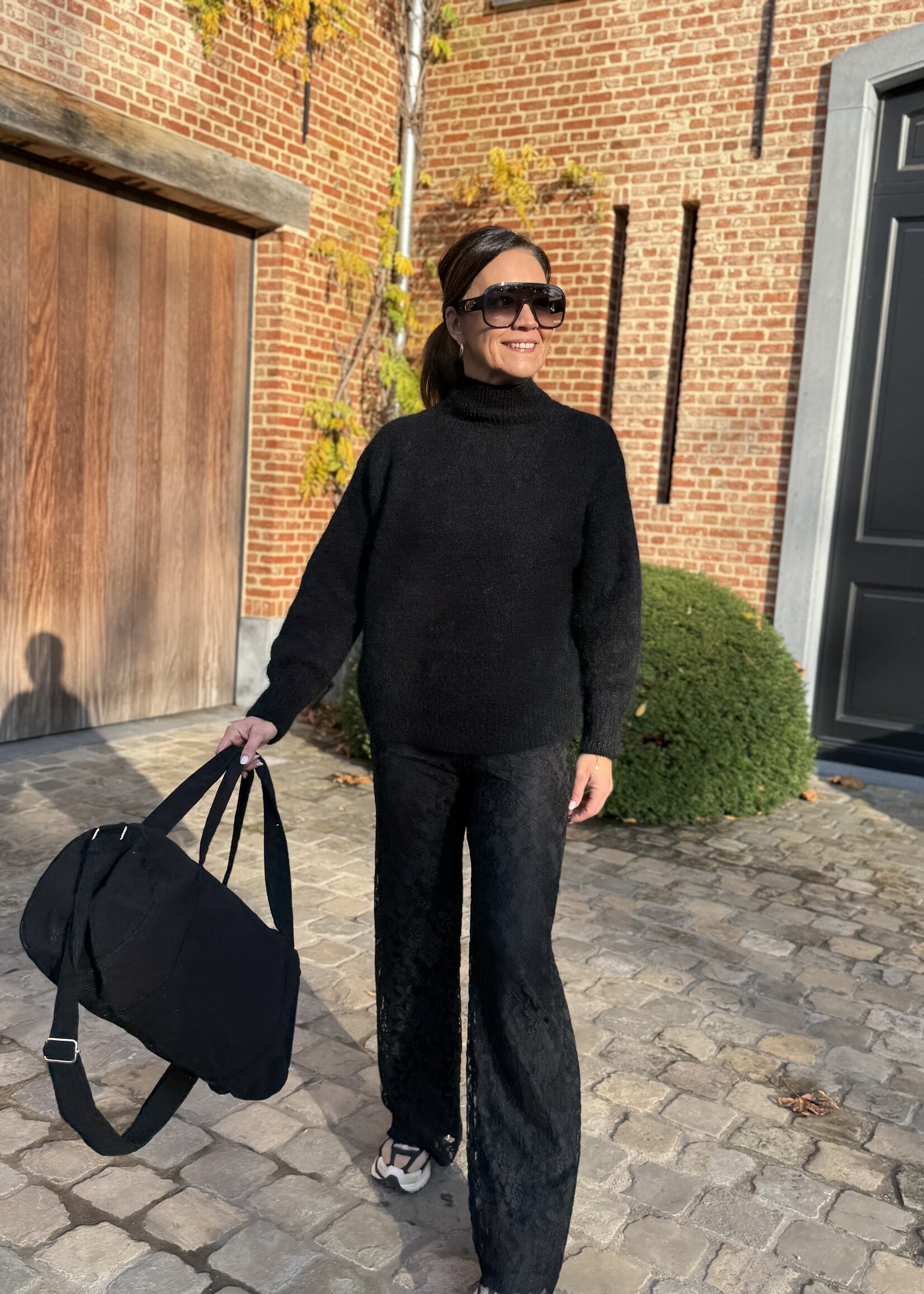 Guts & Goats Black Lace Pants