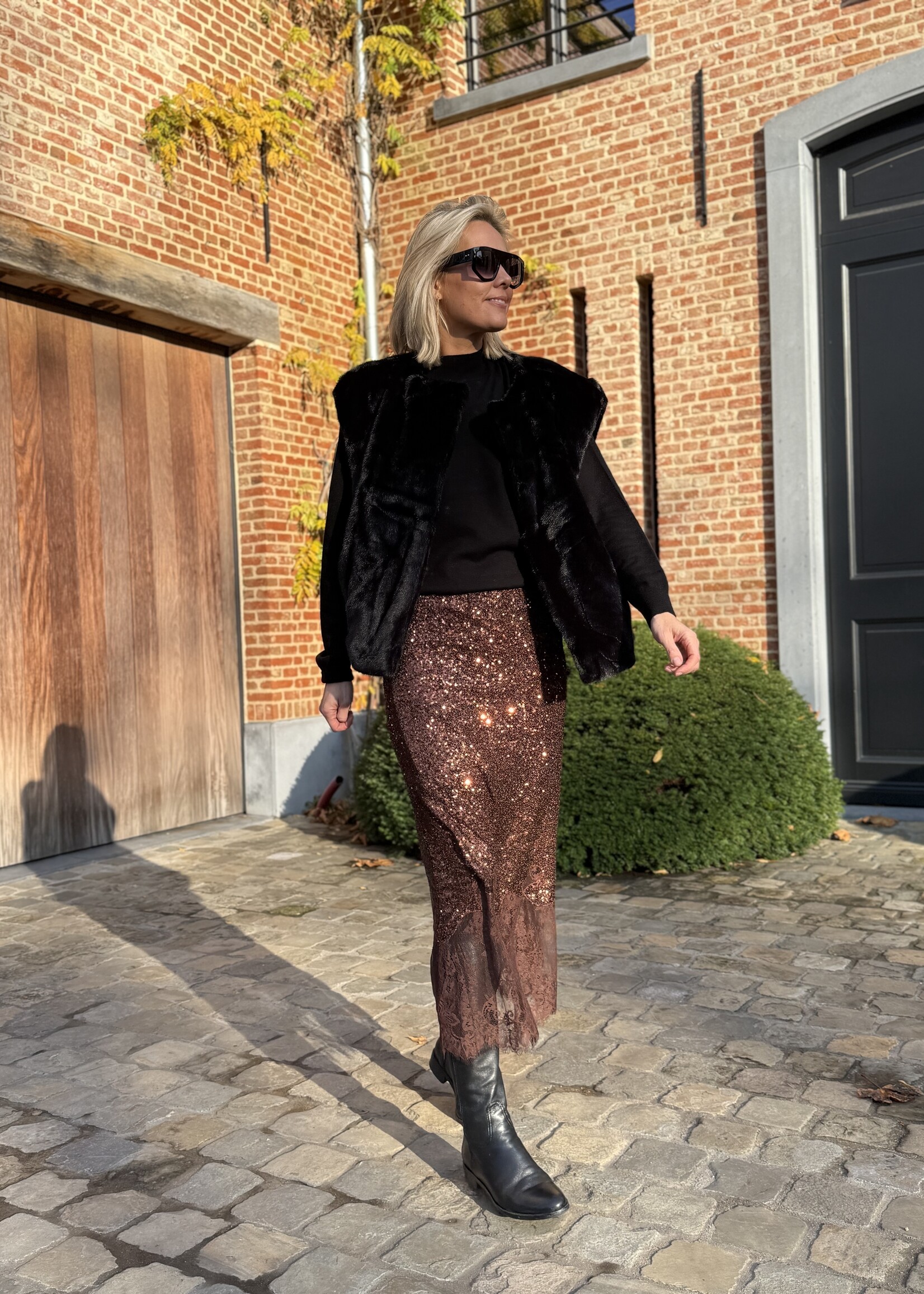 Guts & Goats Blair Coffee Skirt