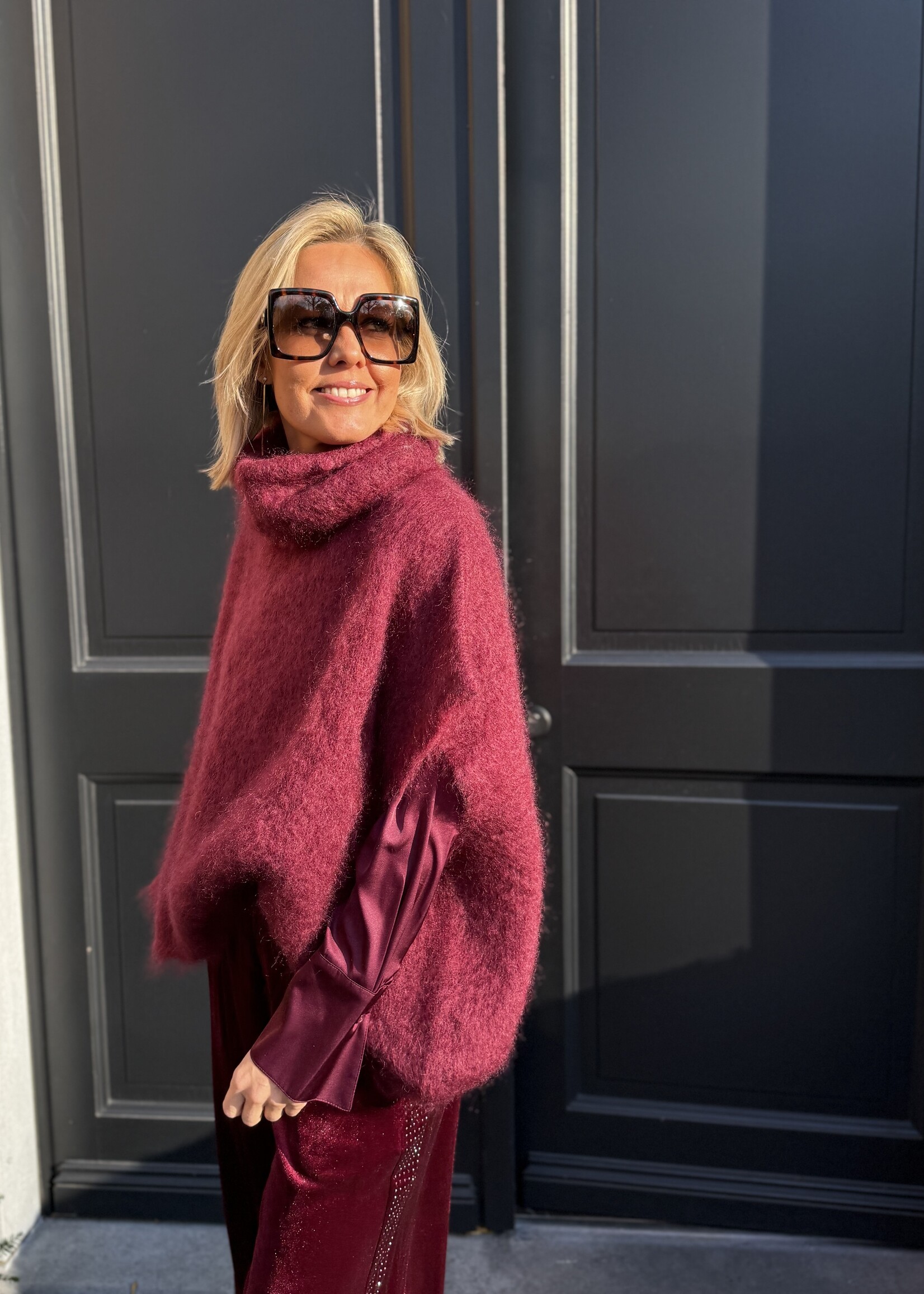 Guts & Goats Pauletta Burgundy Pull