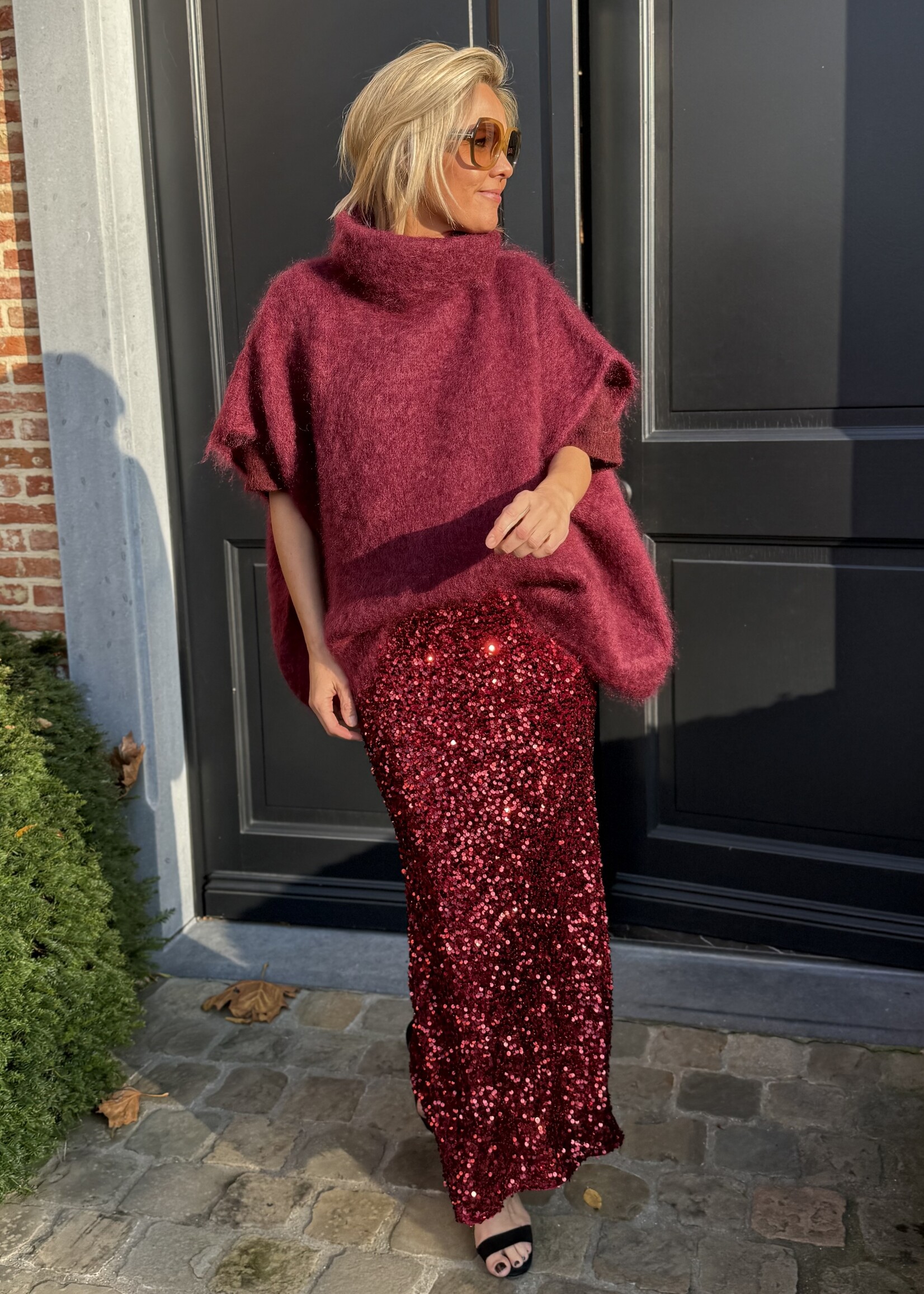 Guts & Goats Bobbie Bordeaux Skirt