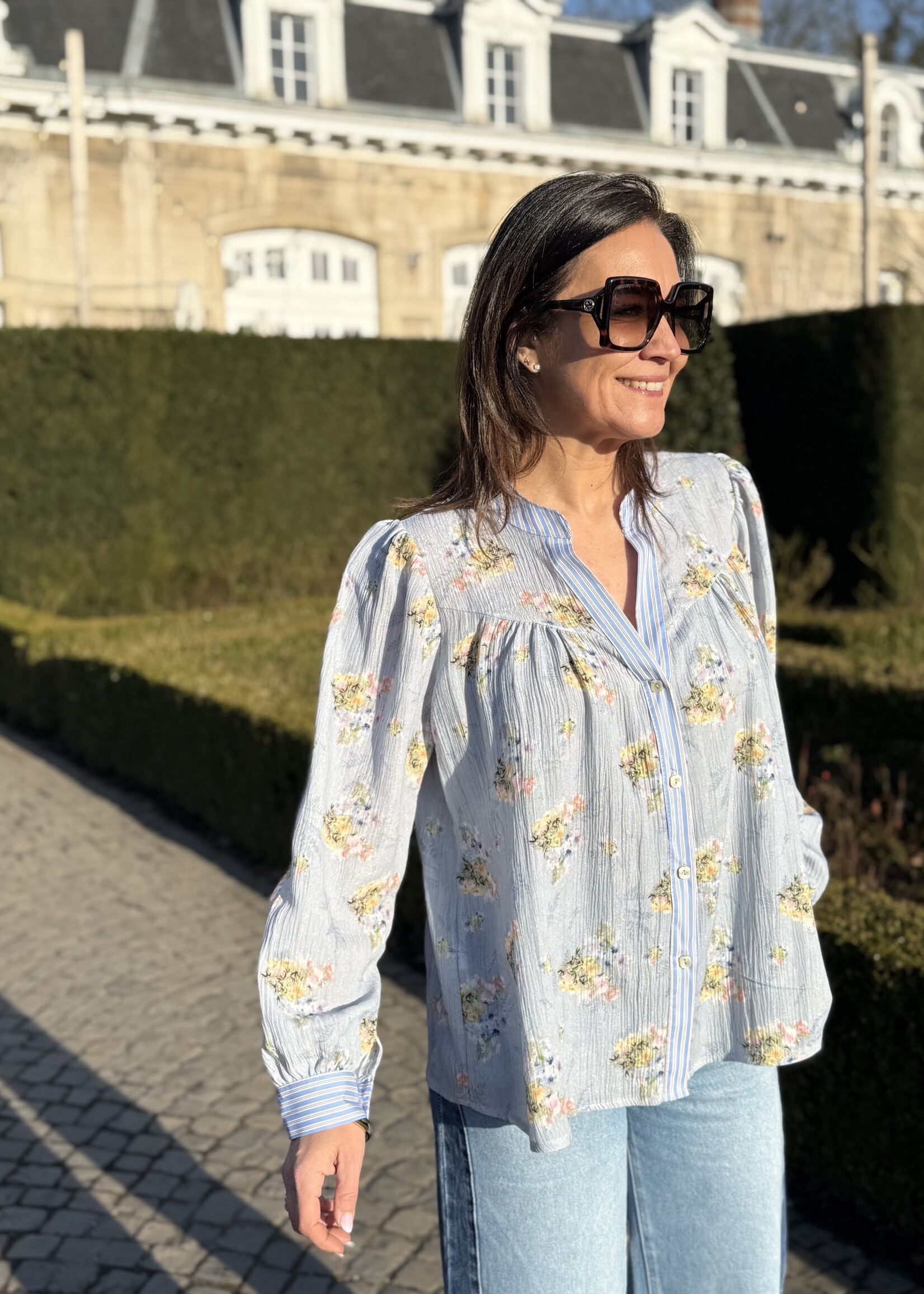 Guts & Goats Londen Blue Blouse