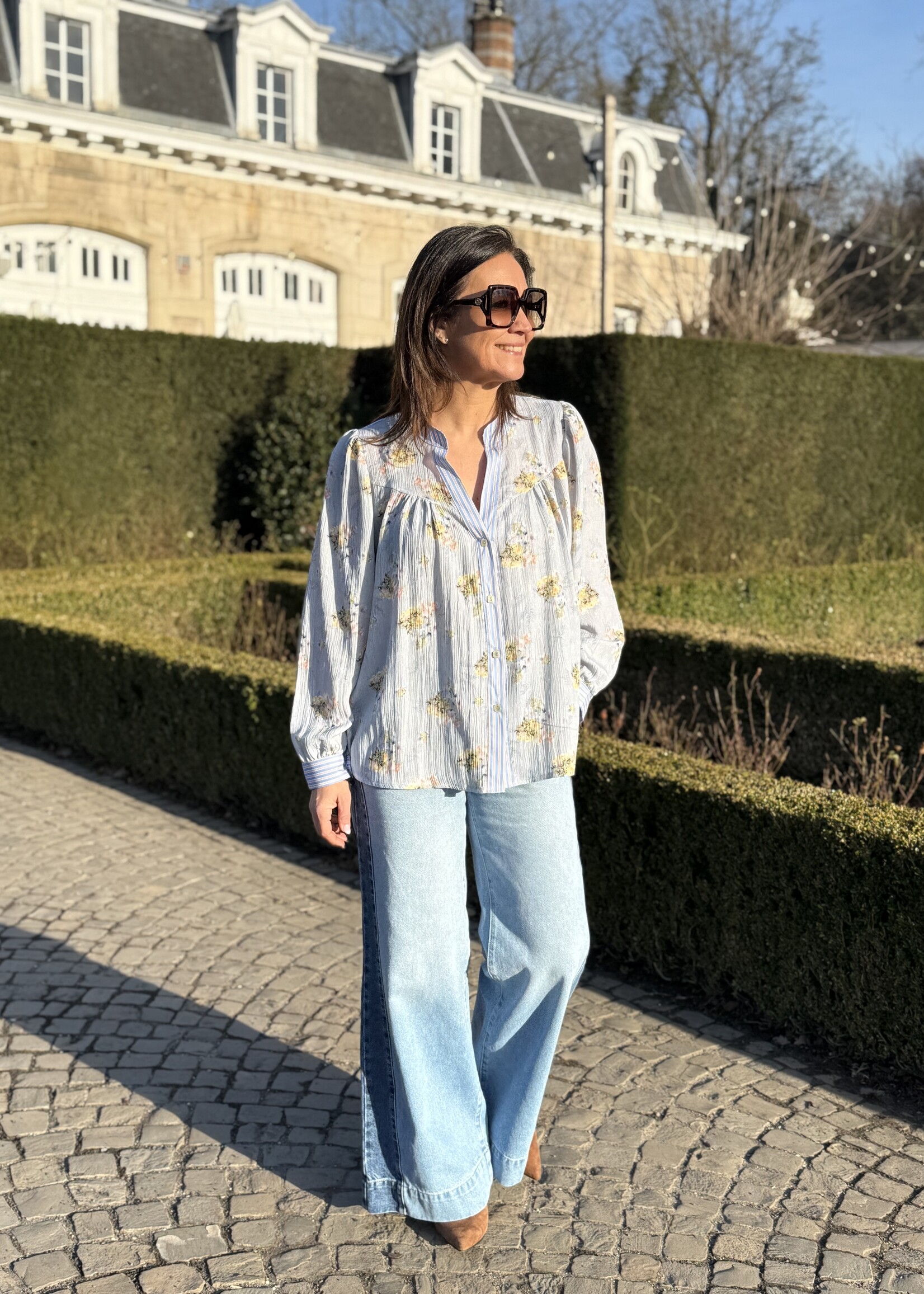 Guts & Goats Londen Blue Blouse