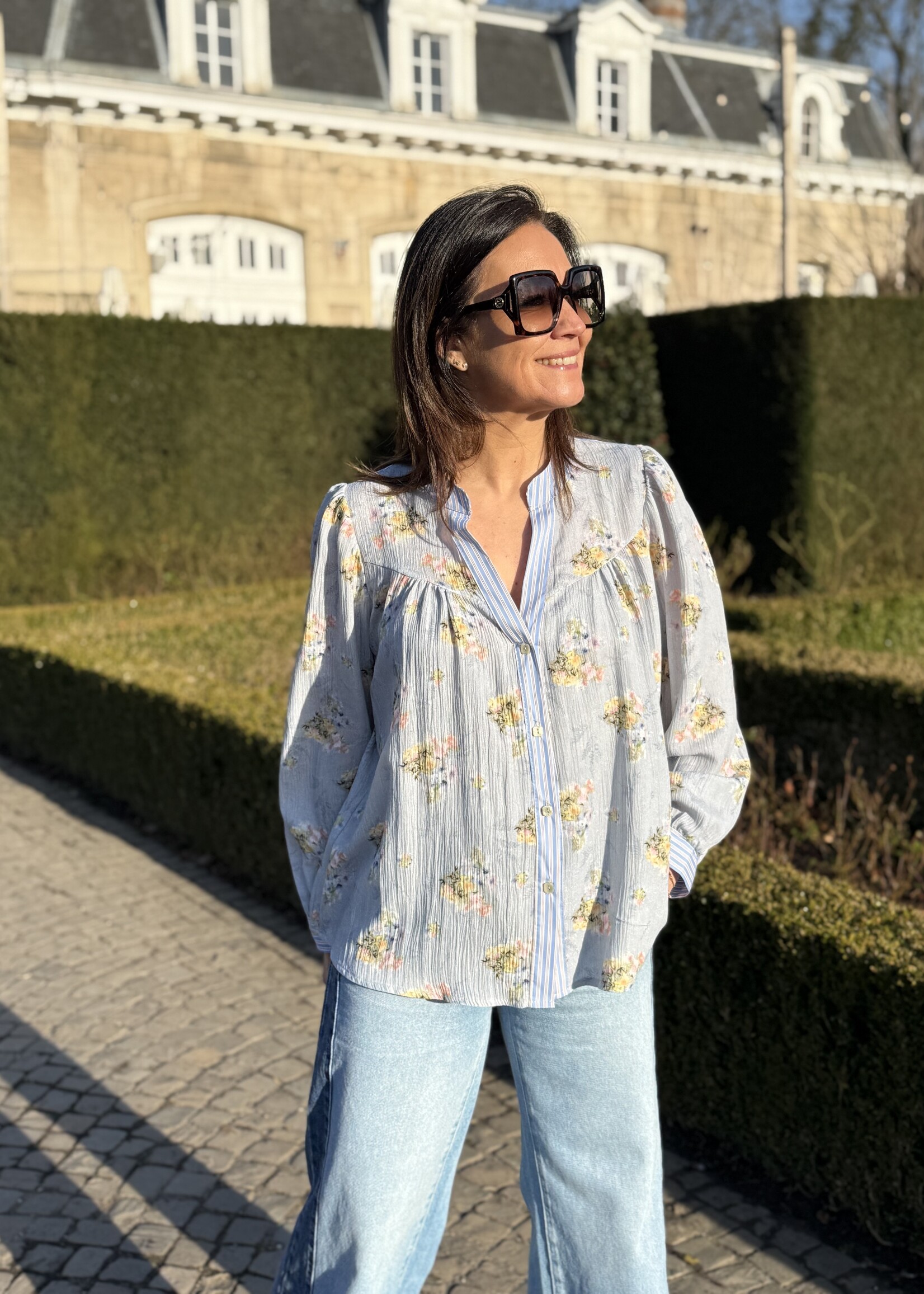 Guts & Goats Londen Blue Blouse