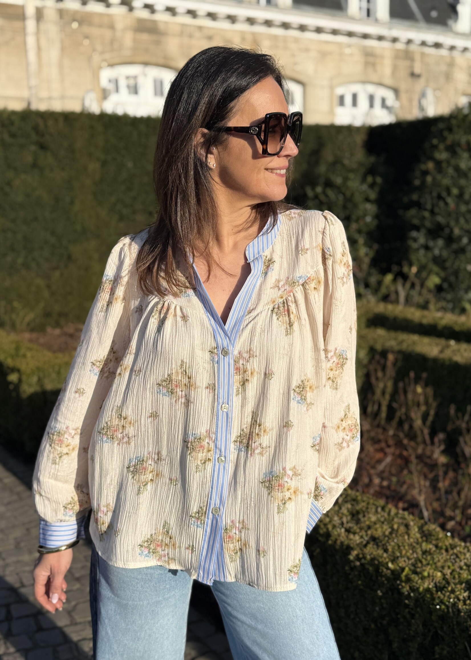 Guts & Goats LondenCreme  Blouse