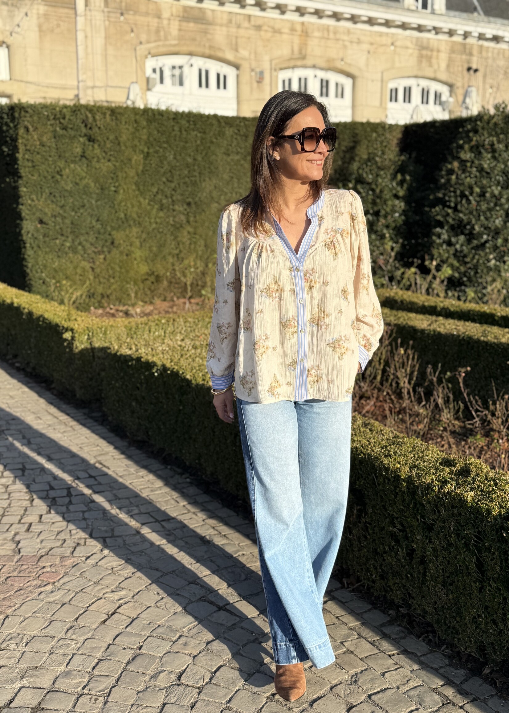 Guts & Goats LondenCreme  Blouse