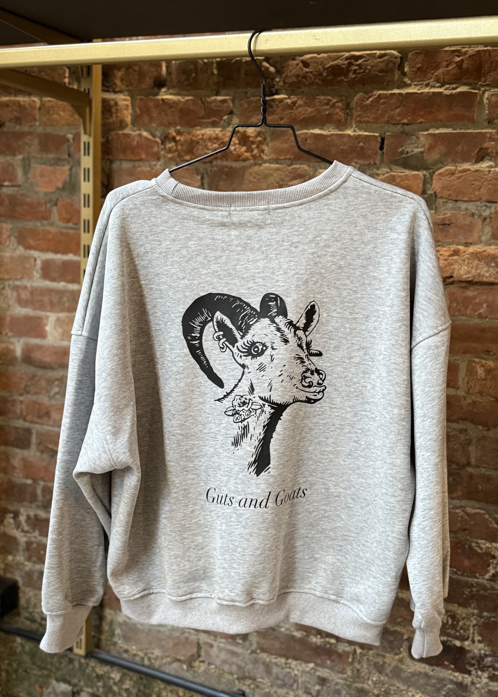Guts & Goats Gigi Grey Sweater