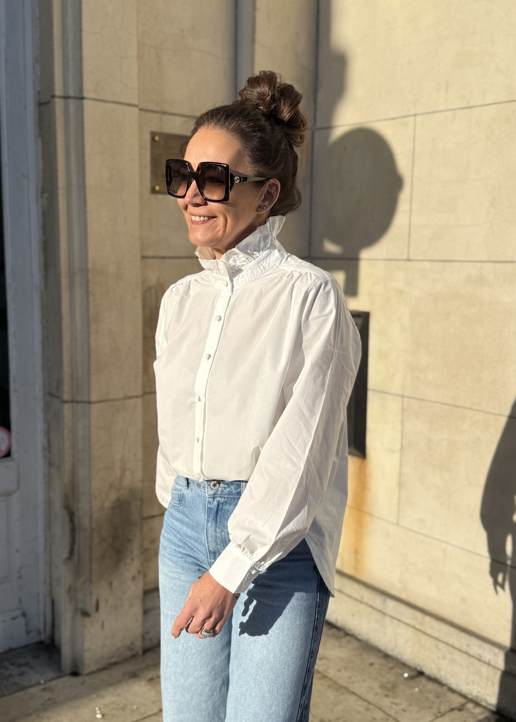 Guts & Goats Rome White Blouse