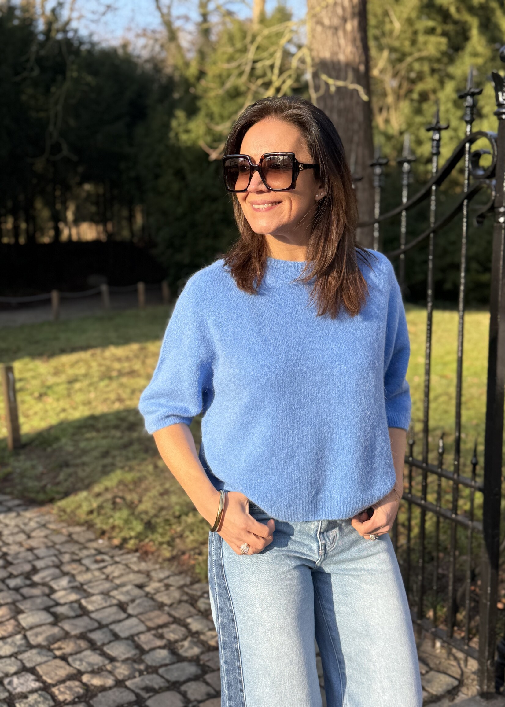 Guts & Goats Capucine Blue Pull