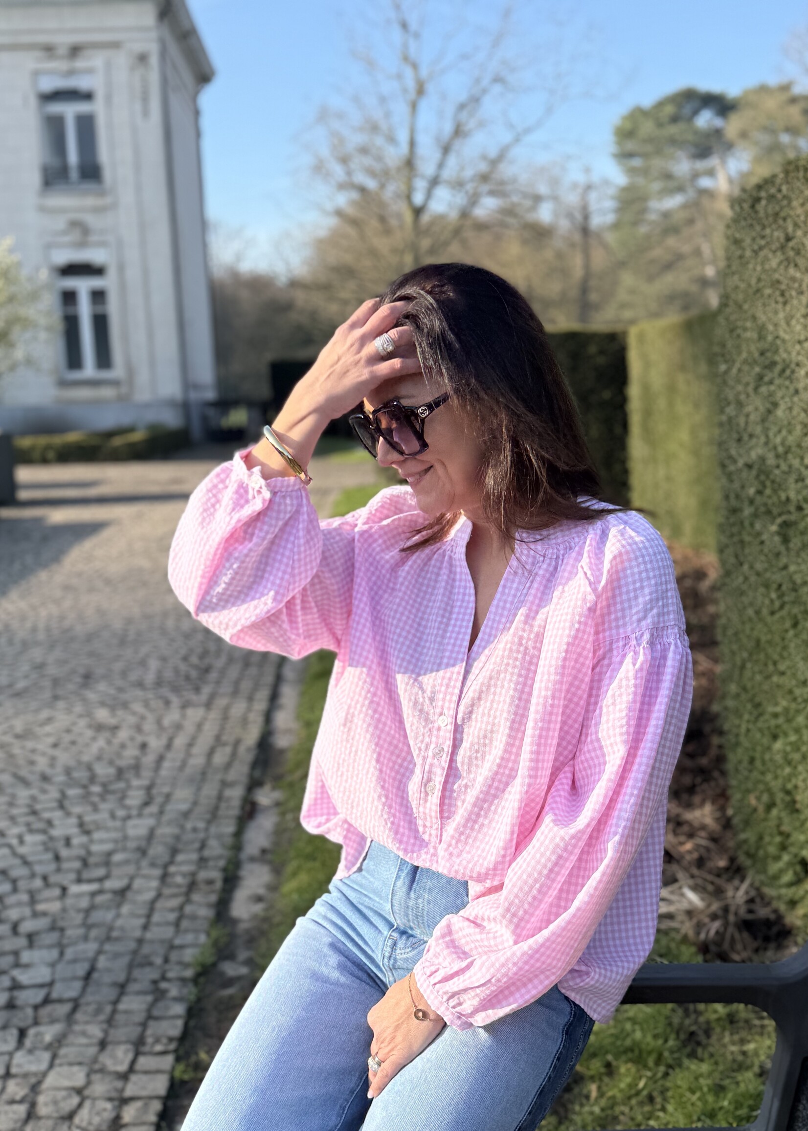Guts & Goats Manon Pink Blouse