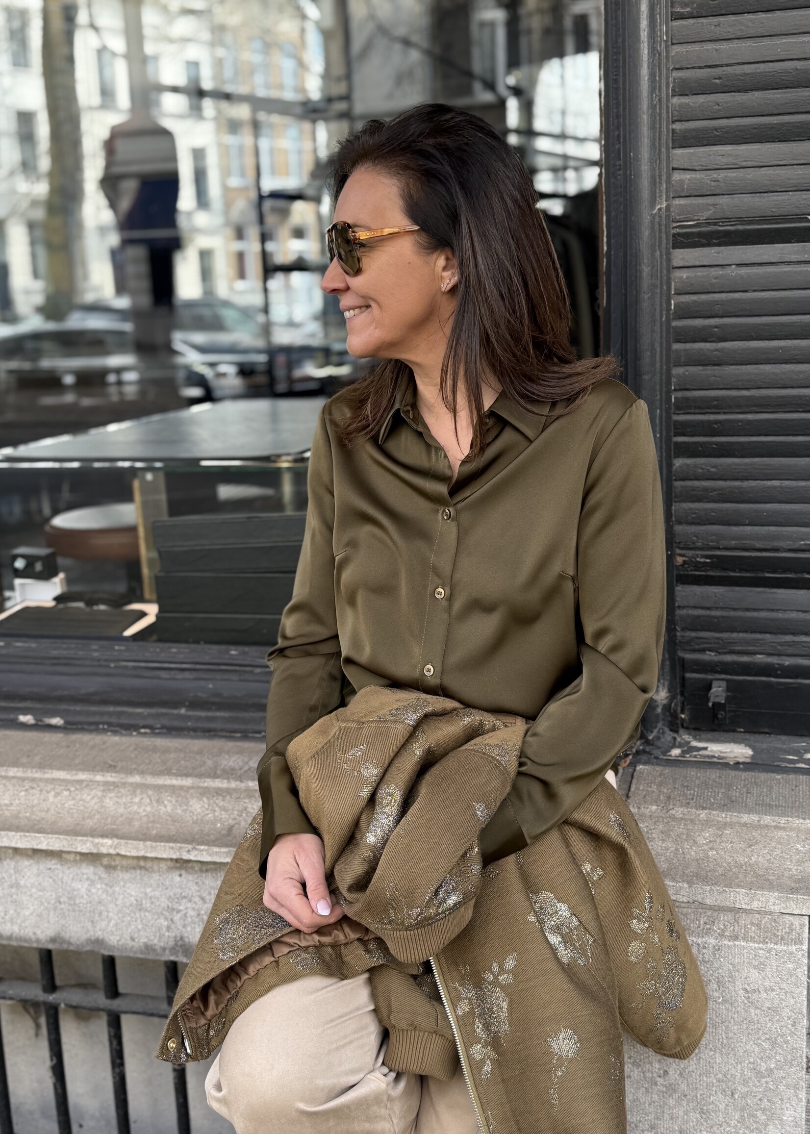 Guts & Goats Léa Kaki Blouse