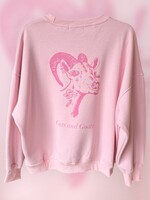 Guts & Goats Gigi Pink Sweater