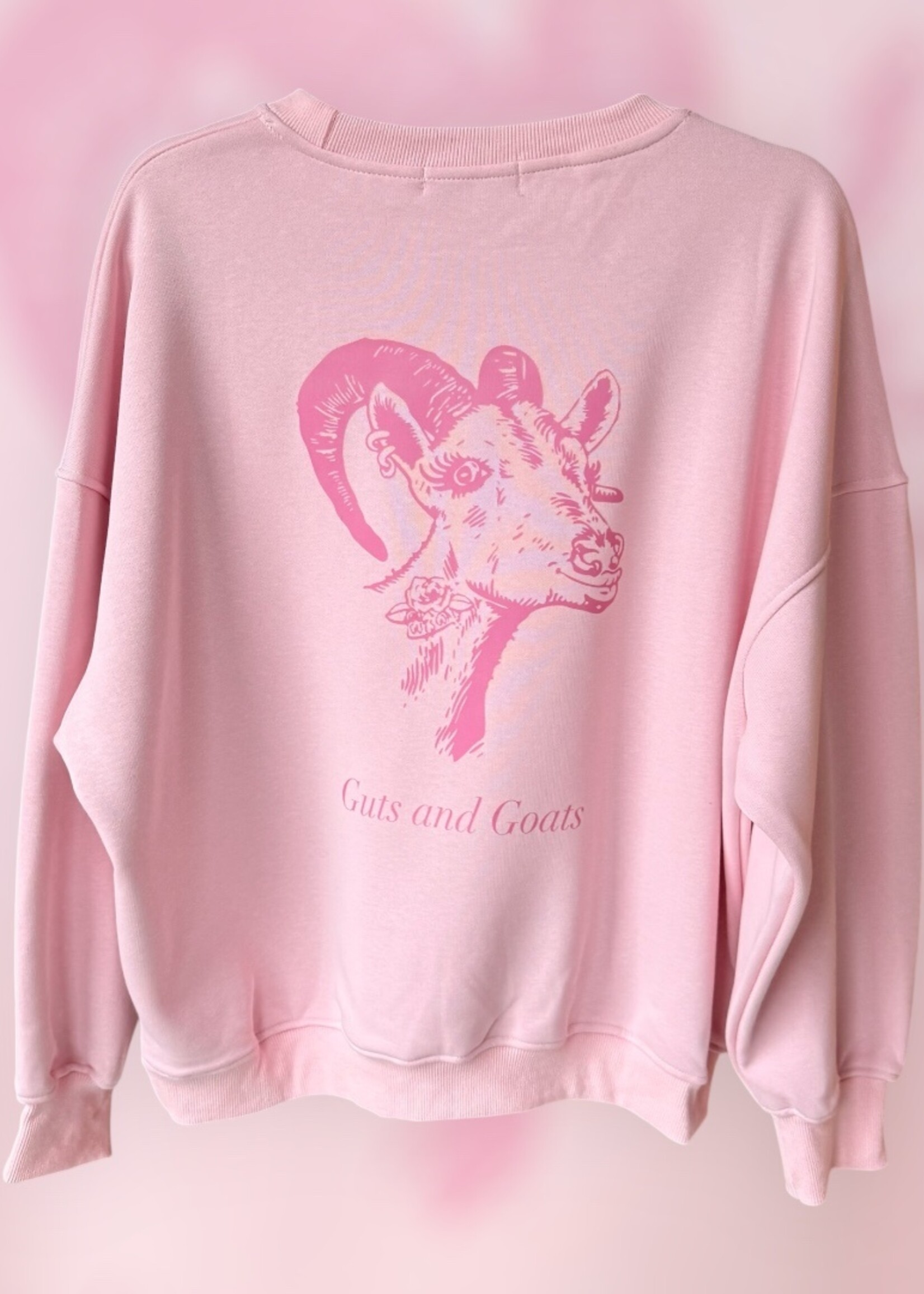 Guts & Goats Gigi Pink Sweater