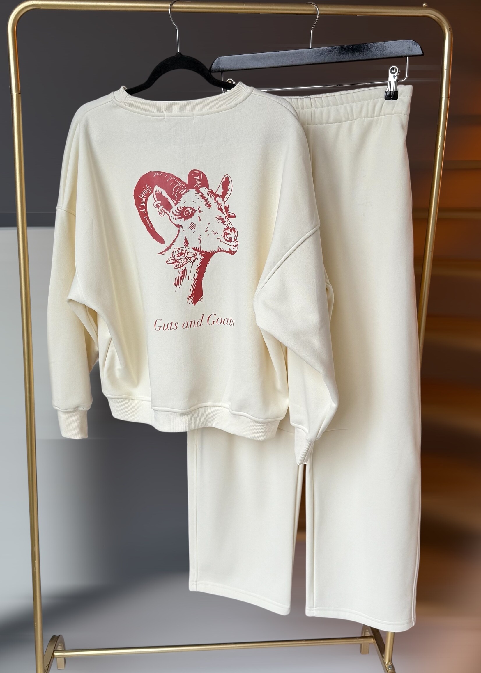 Guts & Goats Gigi Creme Sweater