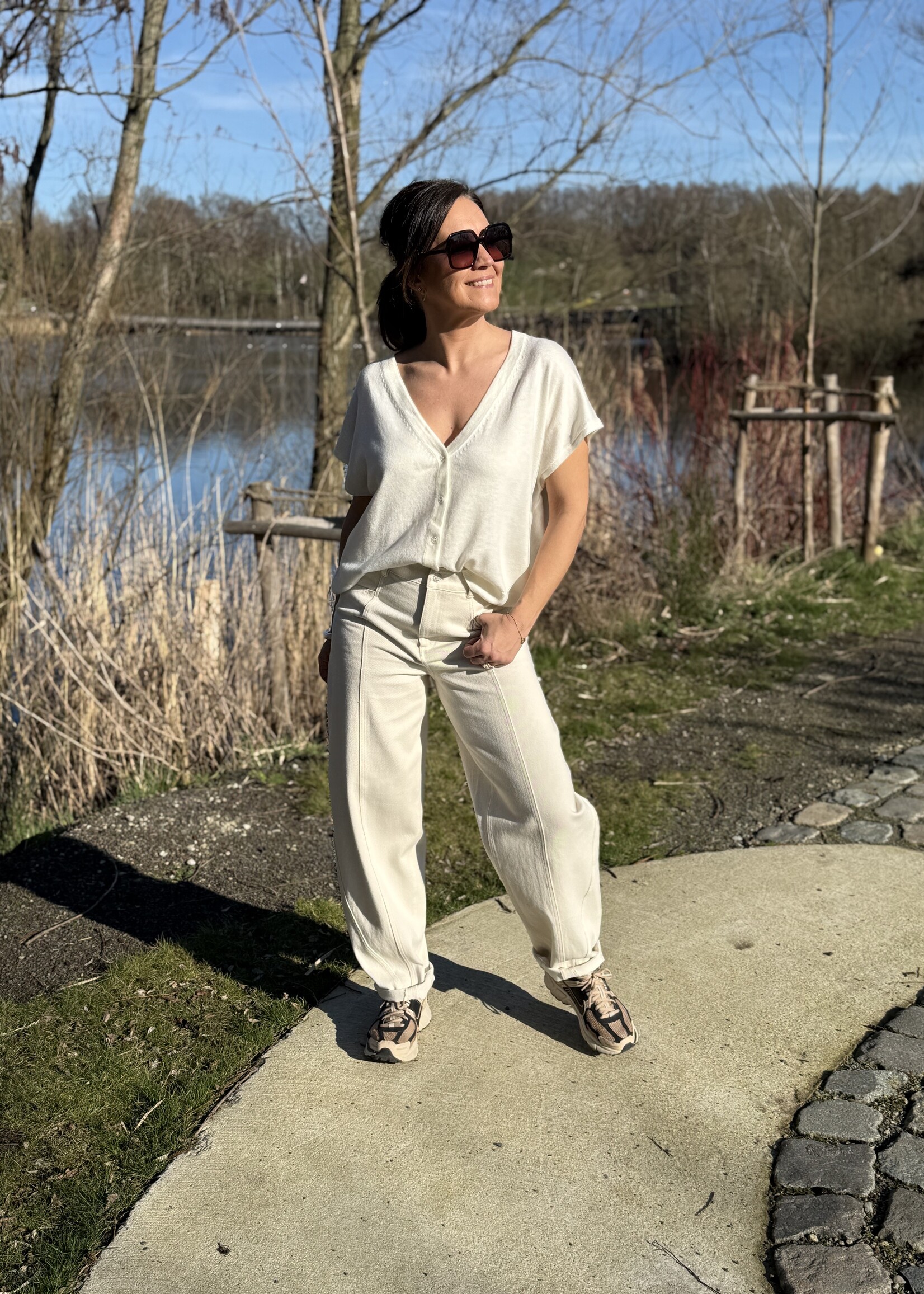 Guts & Goats Youth Ecru Gilet