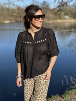 Guts & Goats Mégane Black Blouse