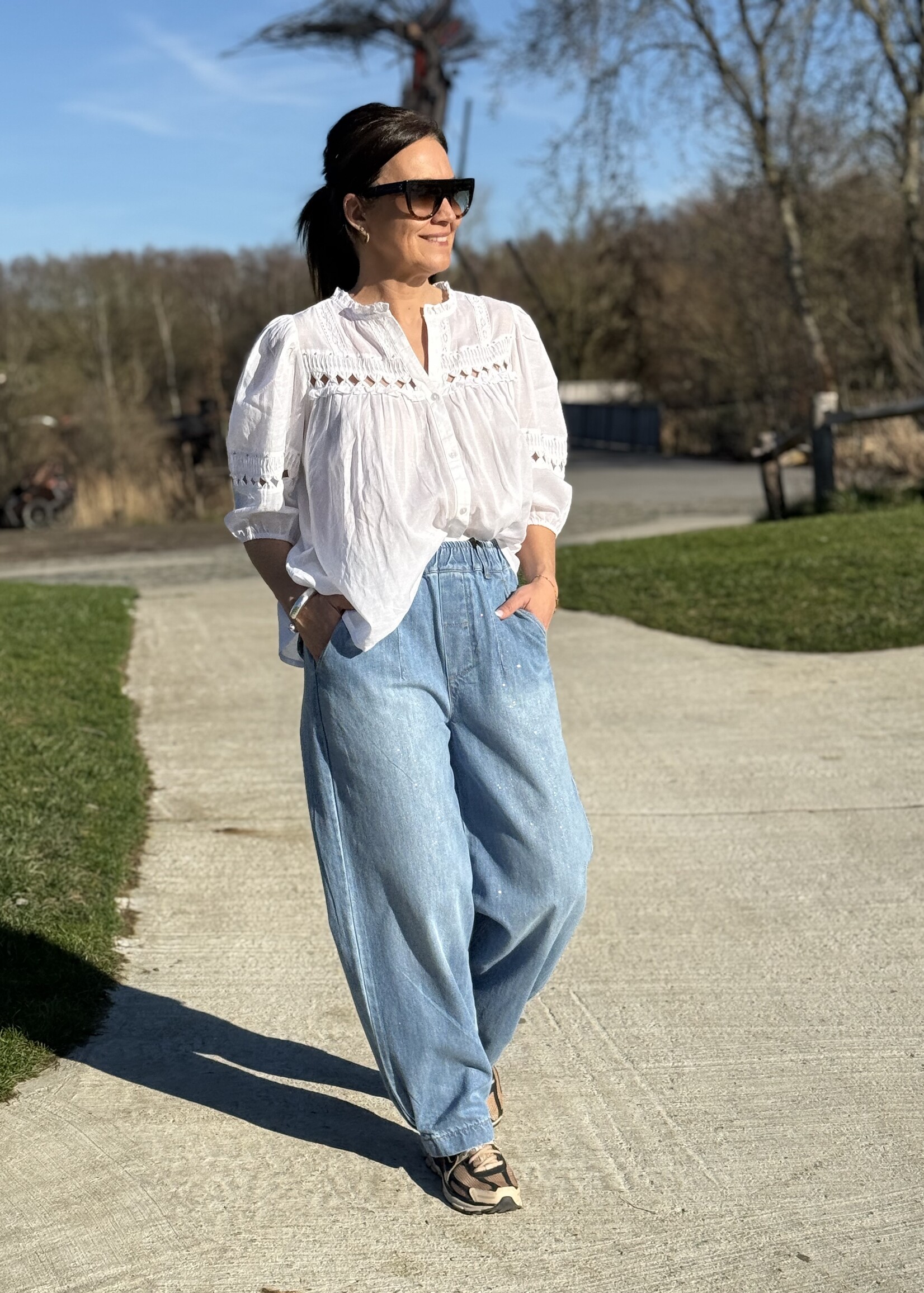 Guts & Goats Mégane White Blouse