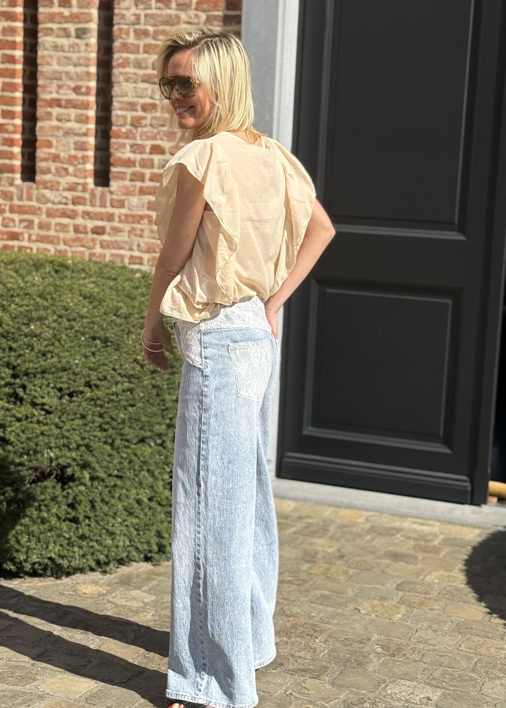 Guts & Goats Lace Jeans