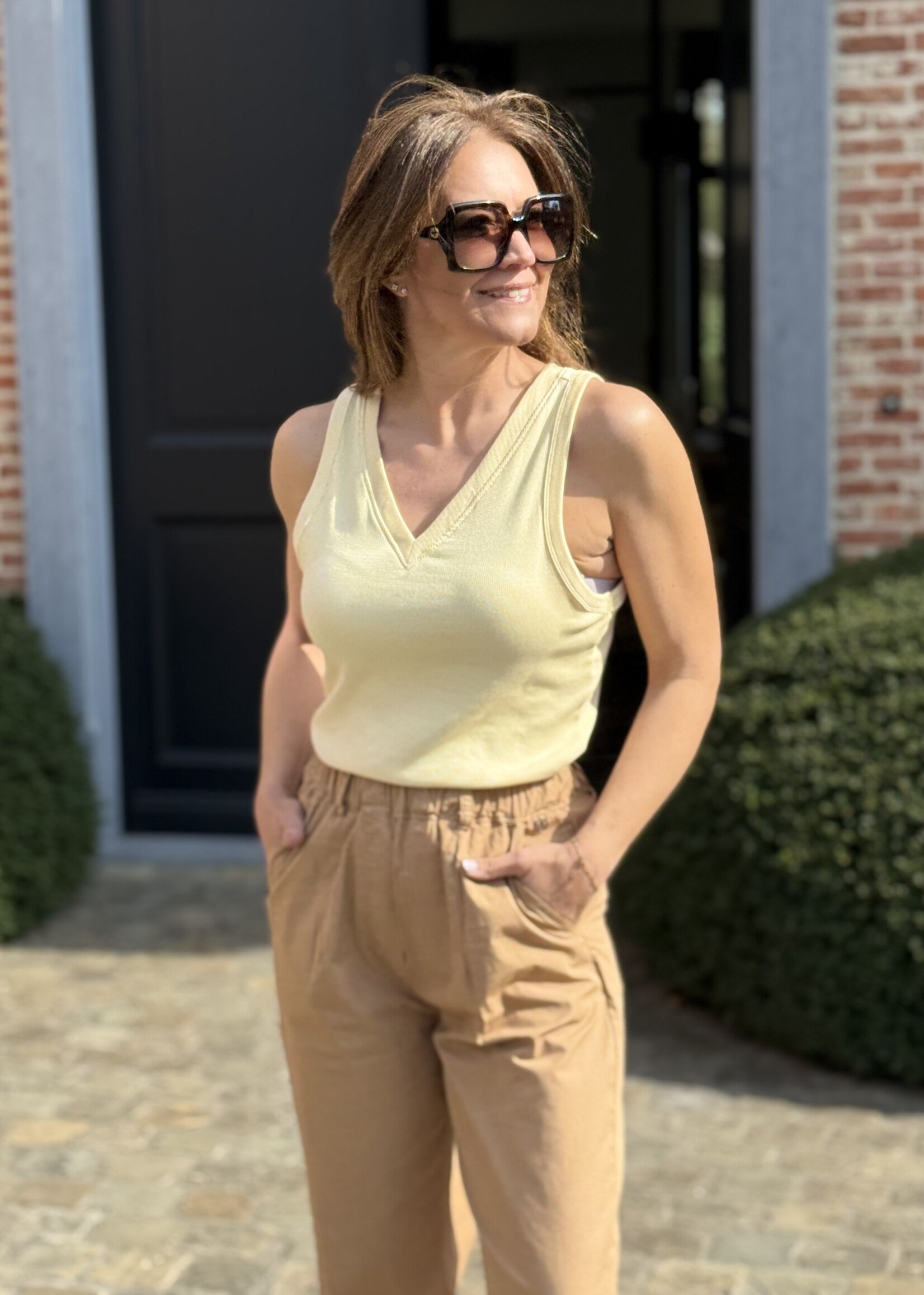 Guts & Goats V Yellow Top