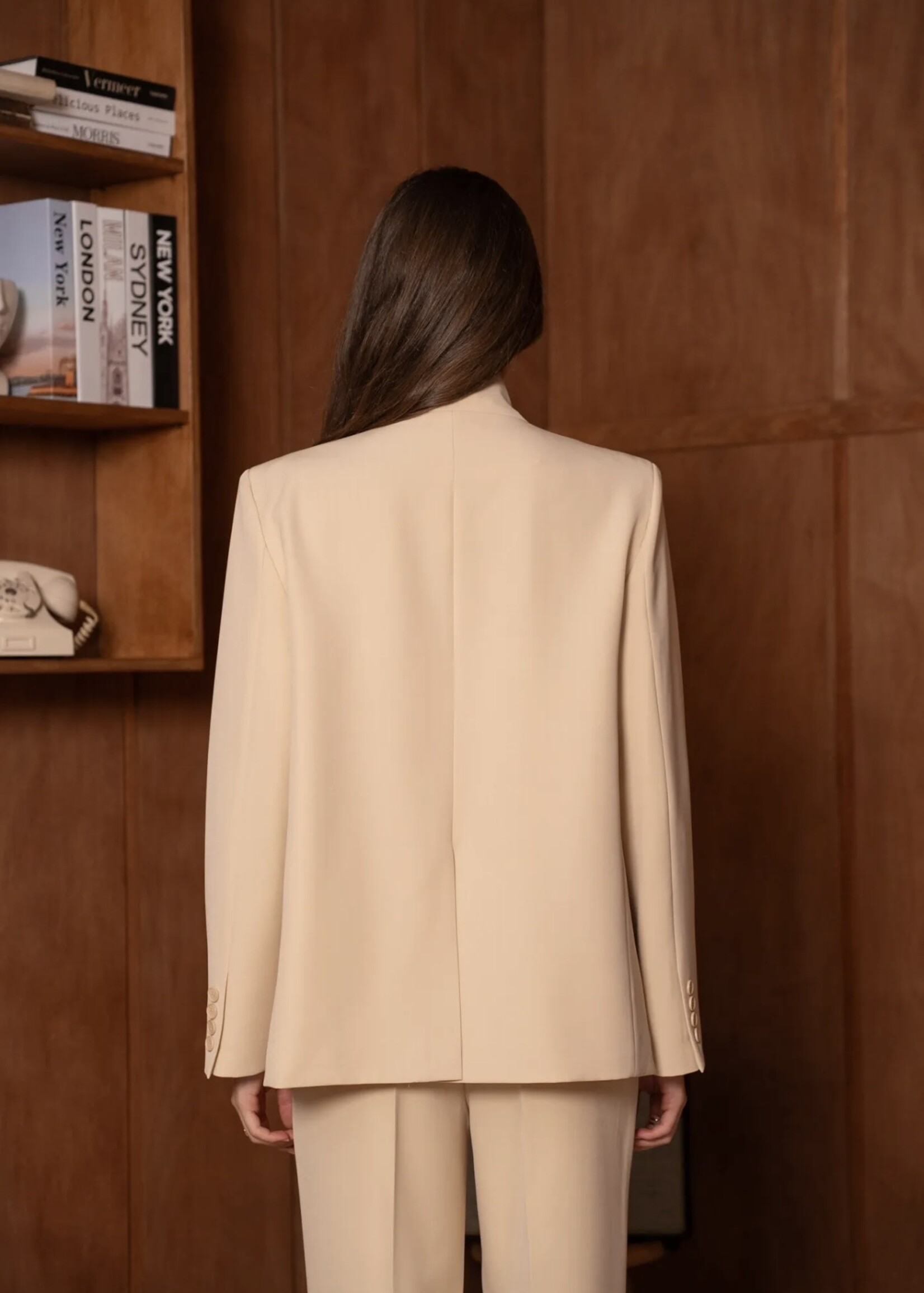 Guts & Goats Betty Creme Blazer