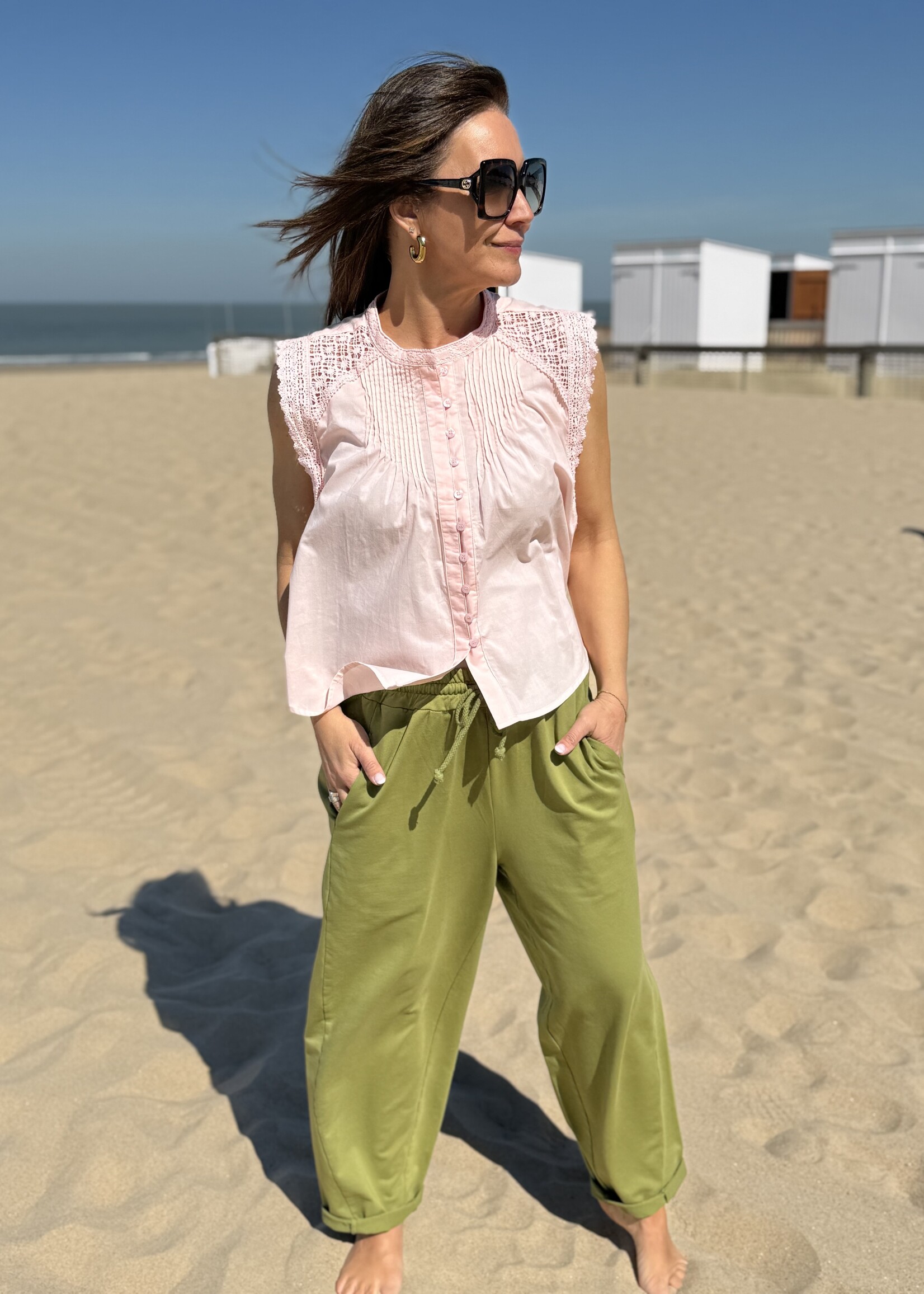 Guts & Goats Lolita Pink Blouse