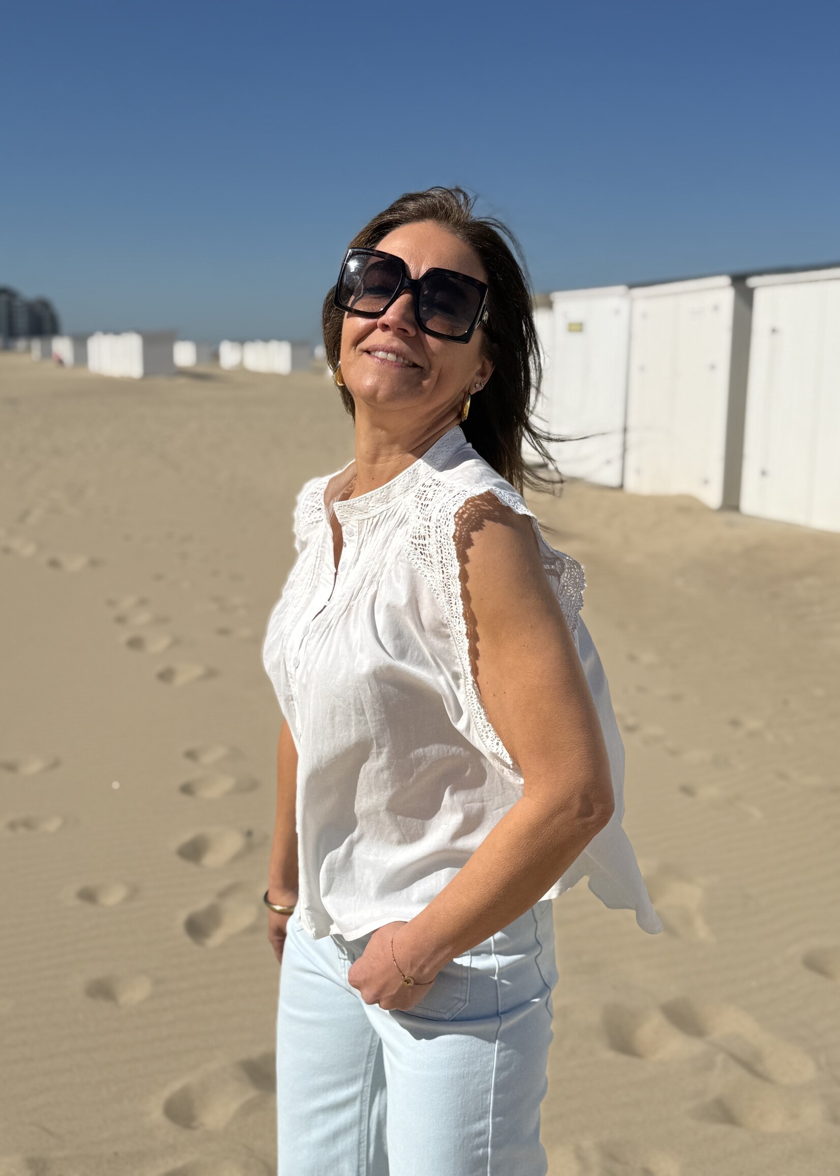 Guts & Goats Lolita White Blouse