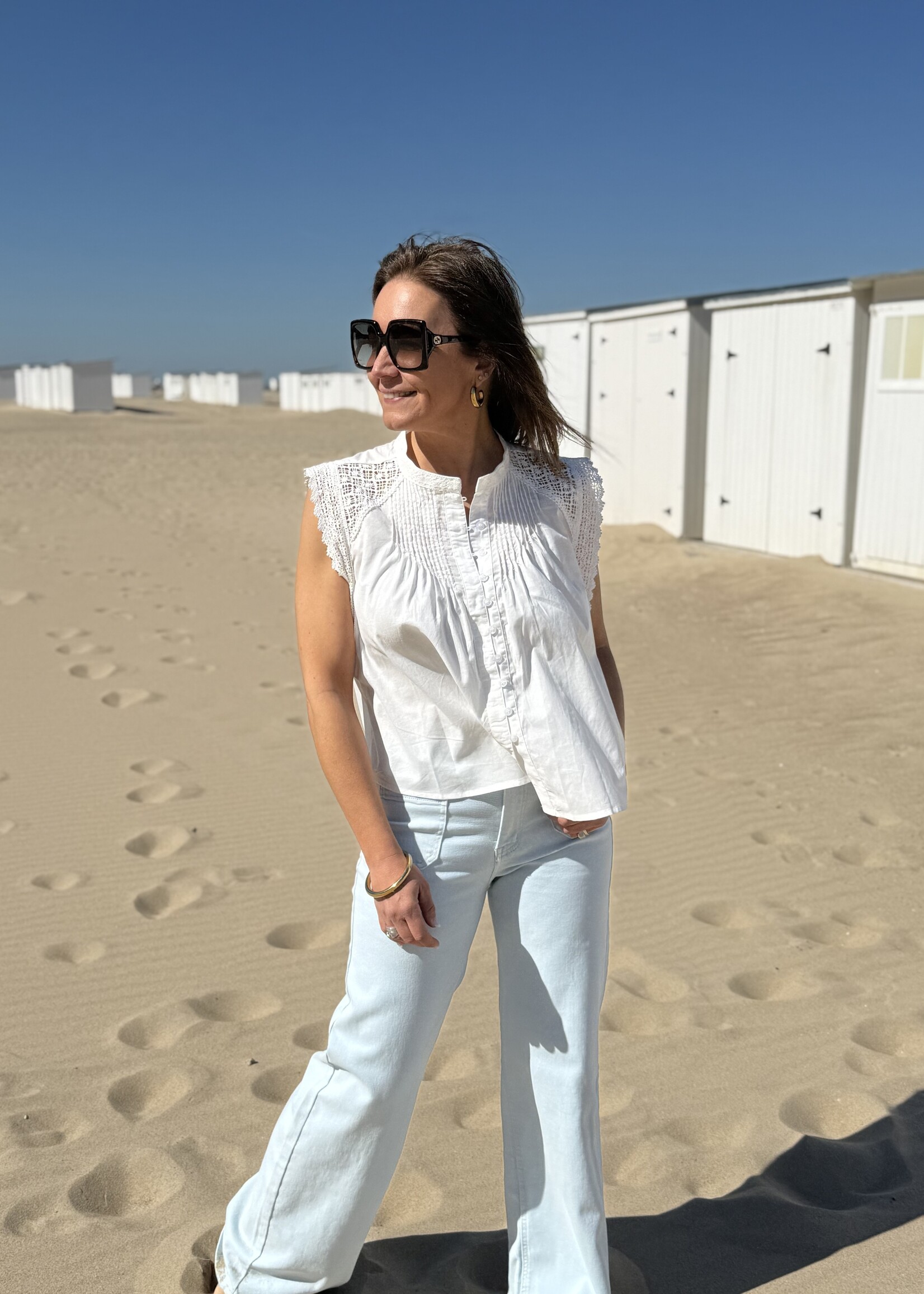 Guts & Goats Lolita White Blouse