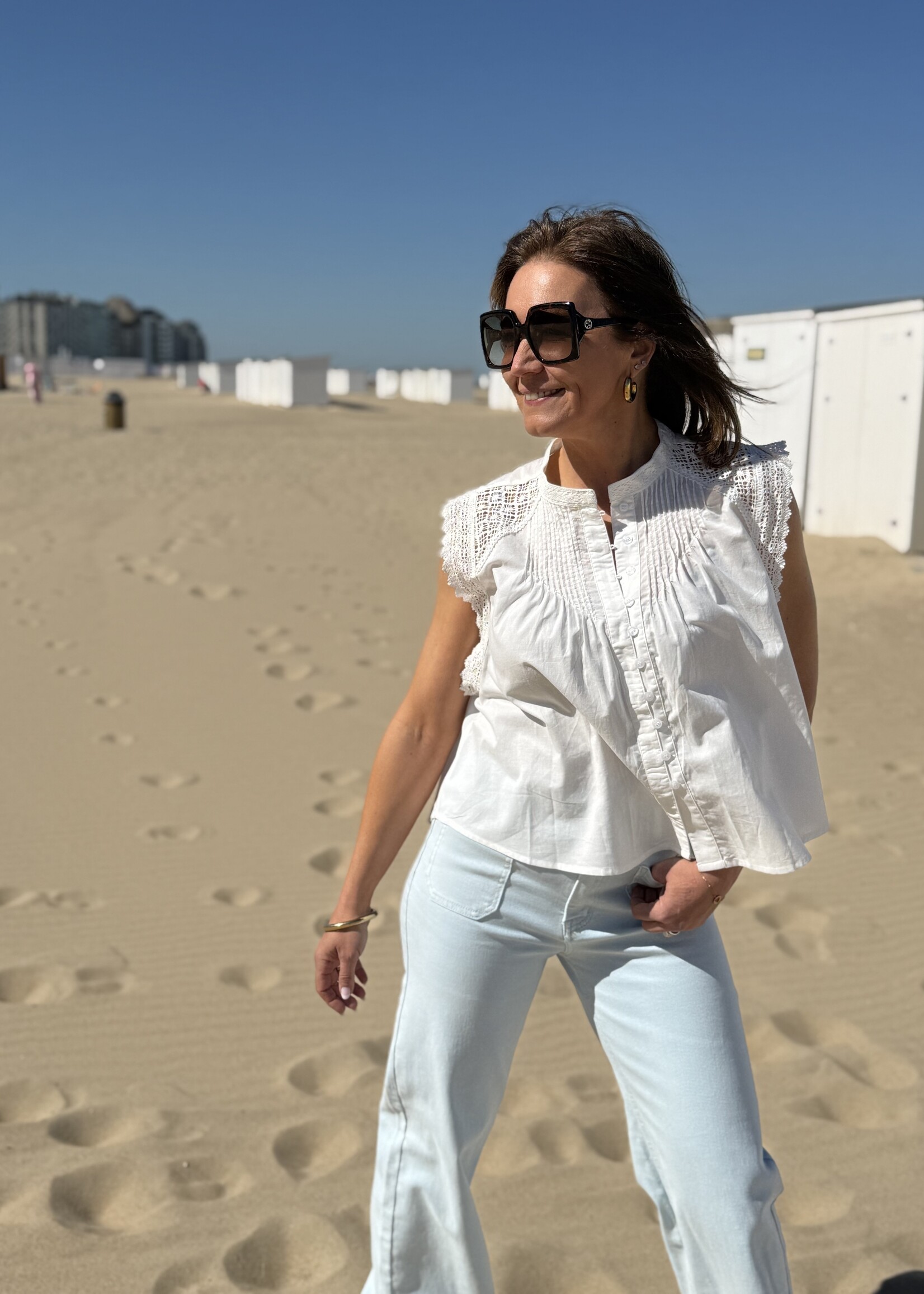 Guts & Goats Lolita White Blouse