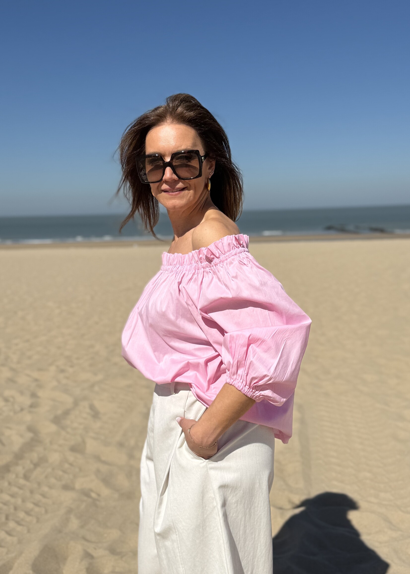 Guts & Goats Ysaline Pink Top