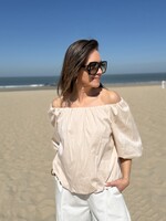 Guts & Goats Rosalie Creme Top