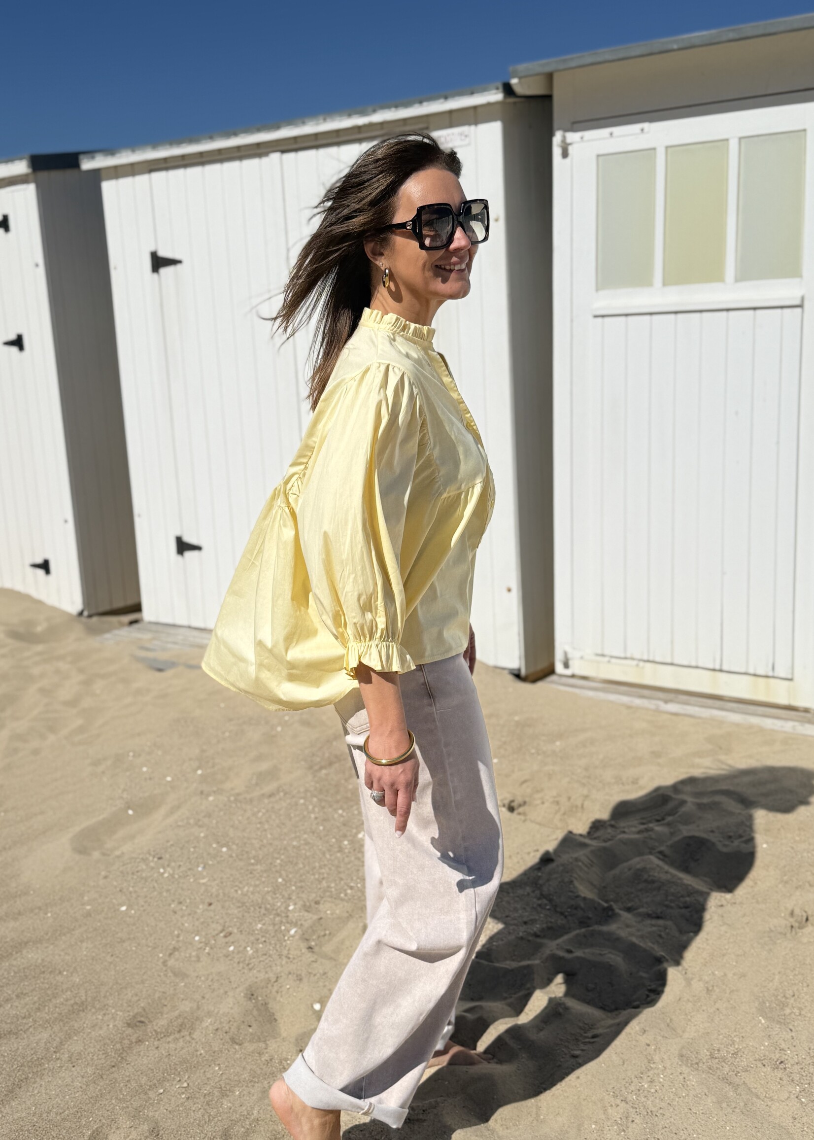 Guts & Goats Améline Yellow Blouse