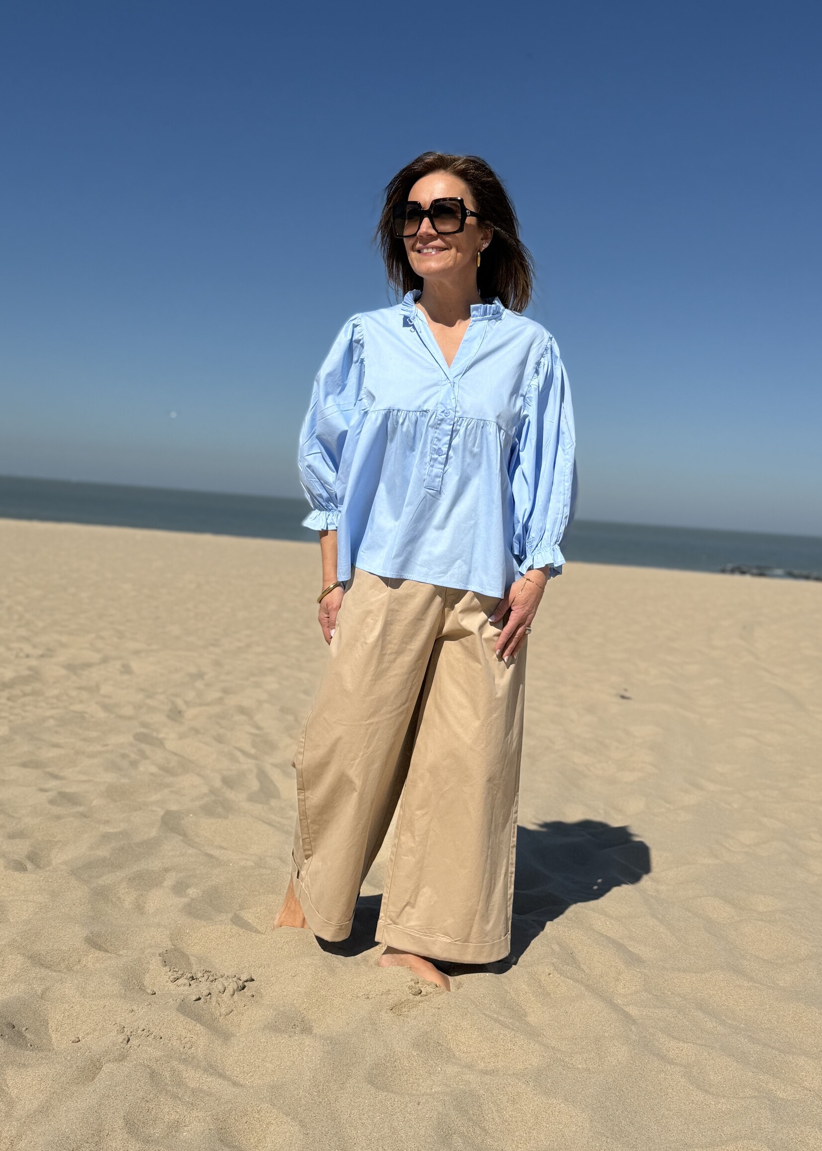 Guts & Goats Amélie Blue Blouse