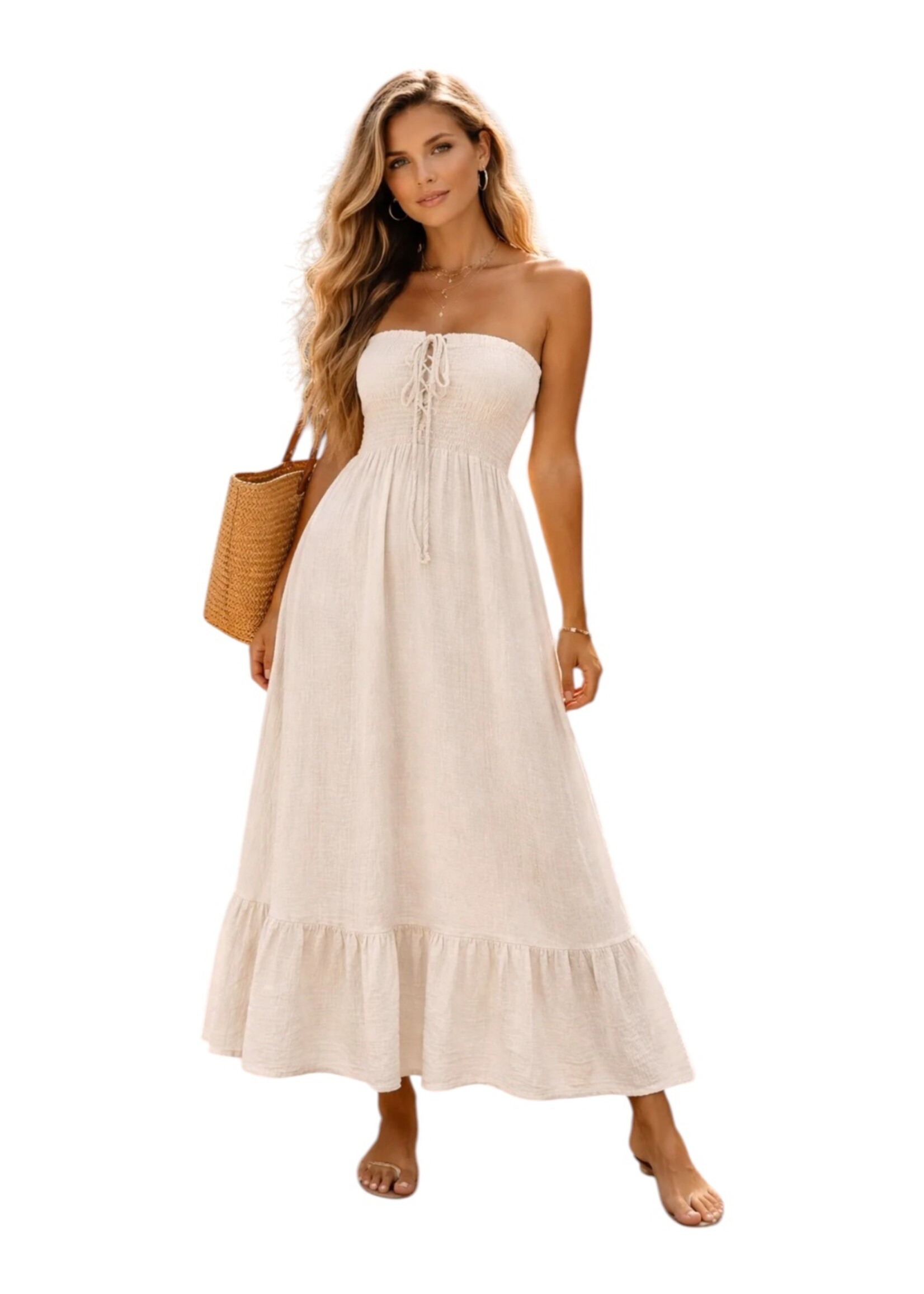 Guts & Goats Ysaline Creme Dress