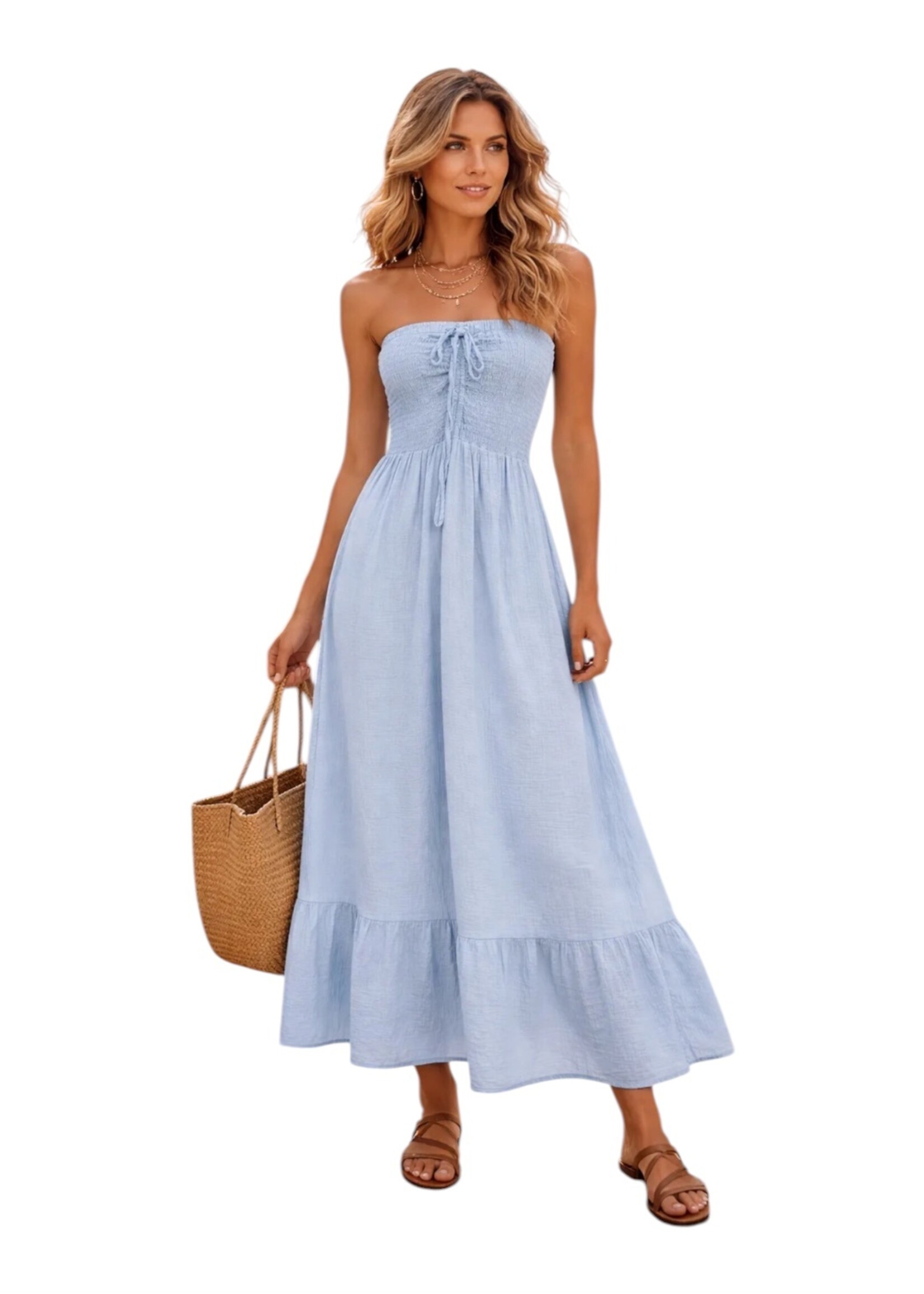 Guts & Goats Ysaline Blue Dress