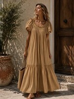 Guts & Goats Hoxton Camel Dress