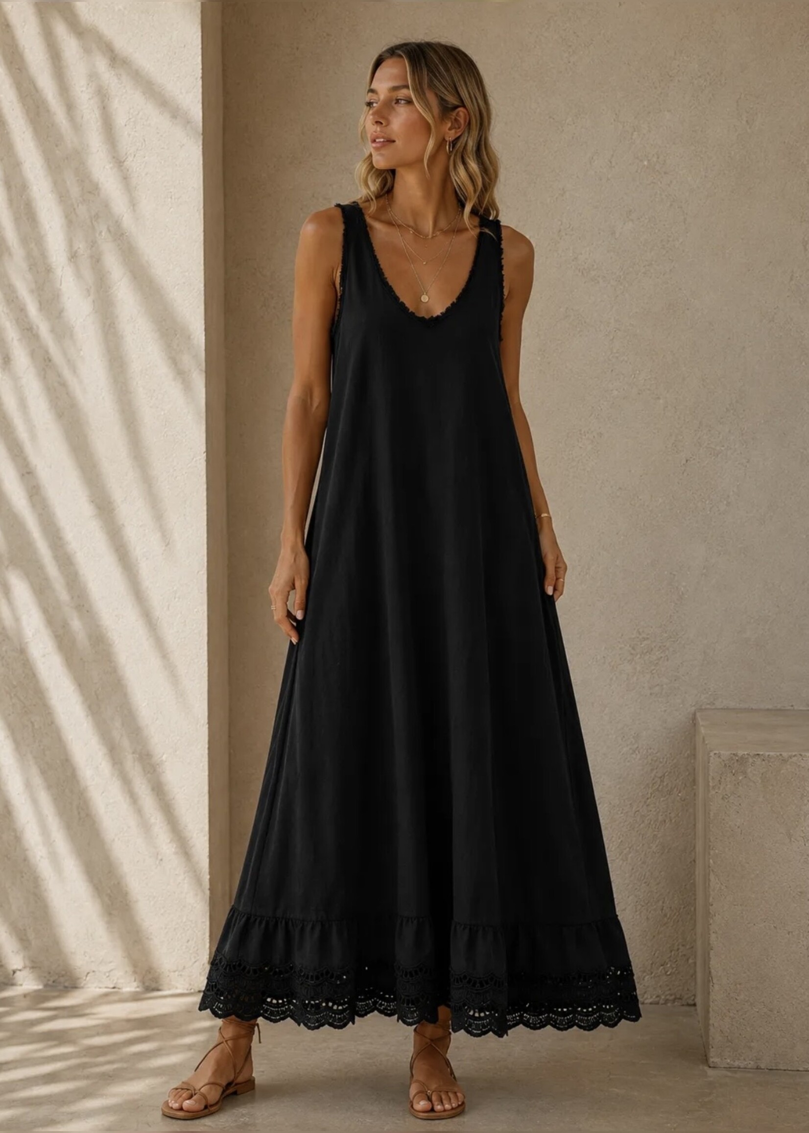 Guts & Goats Ivanna Black Dress