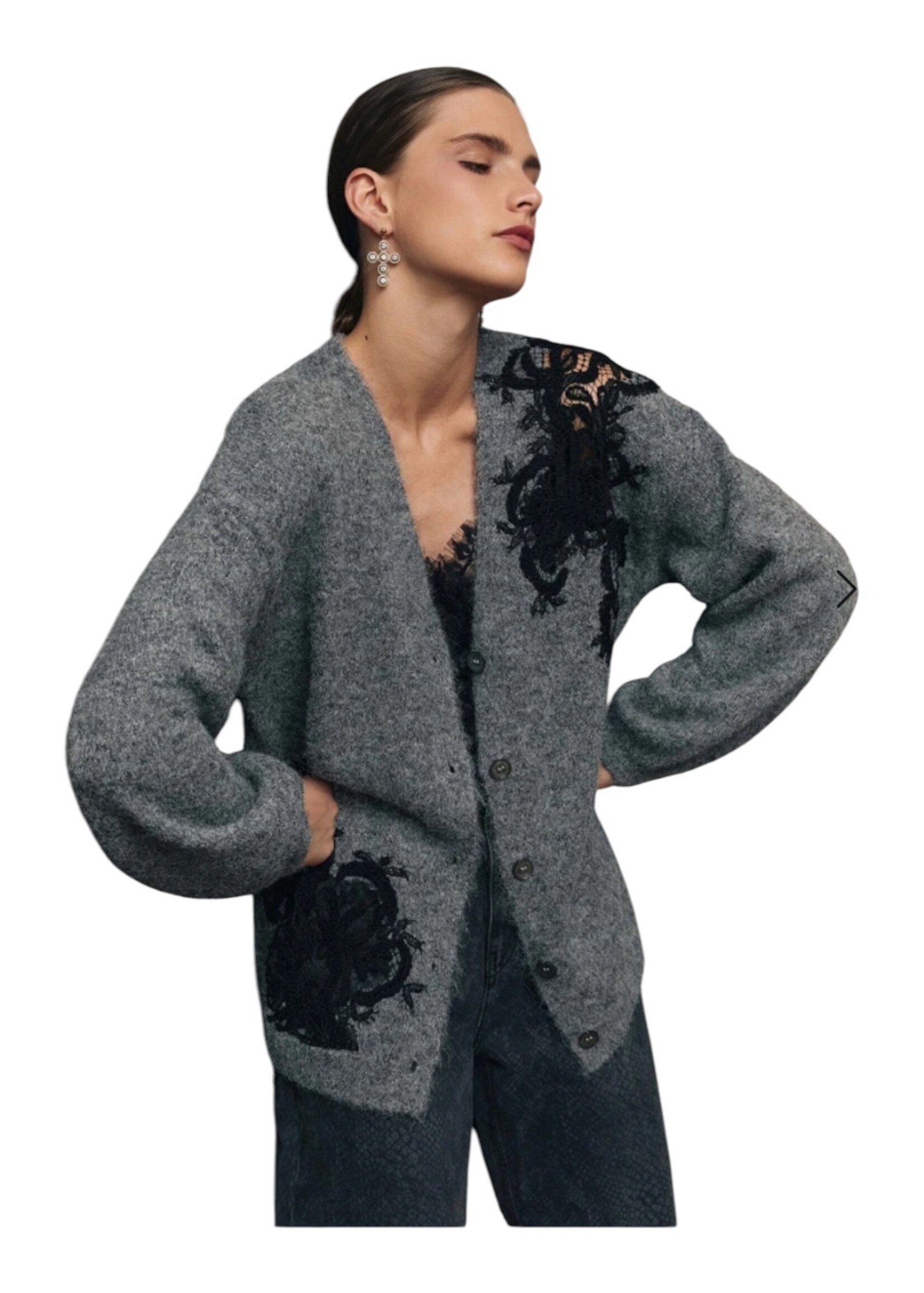 Guts & Goats Lace Cardigan