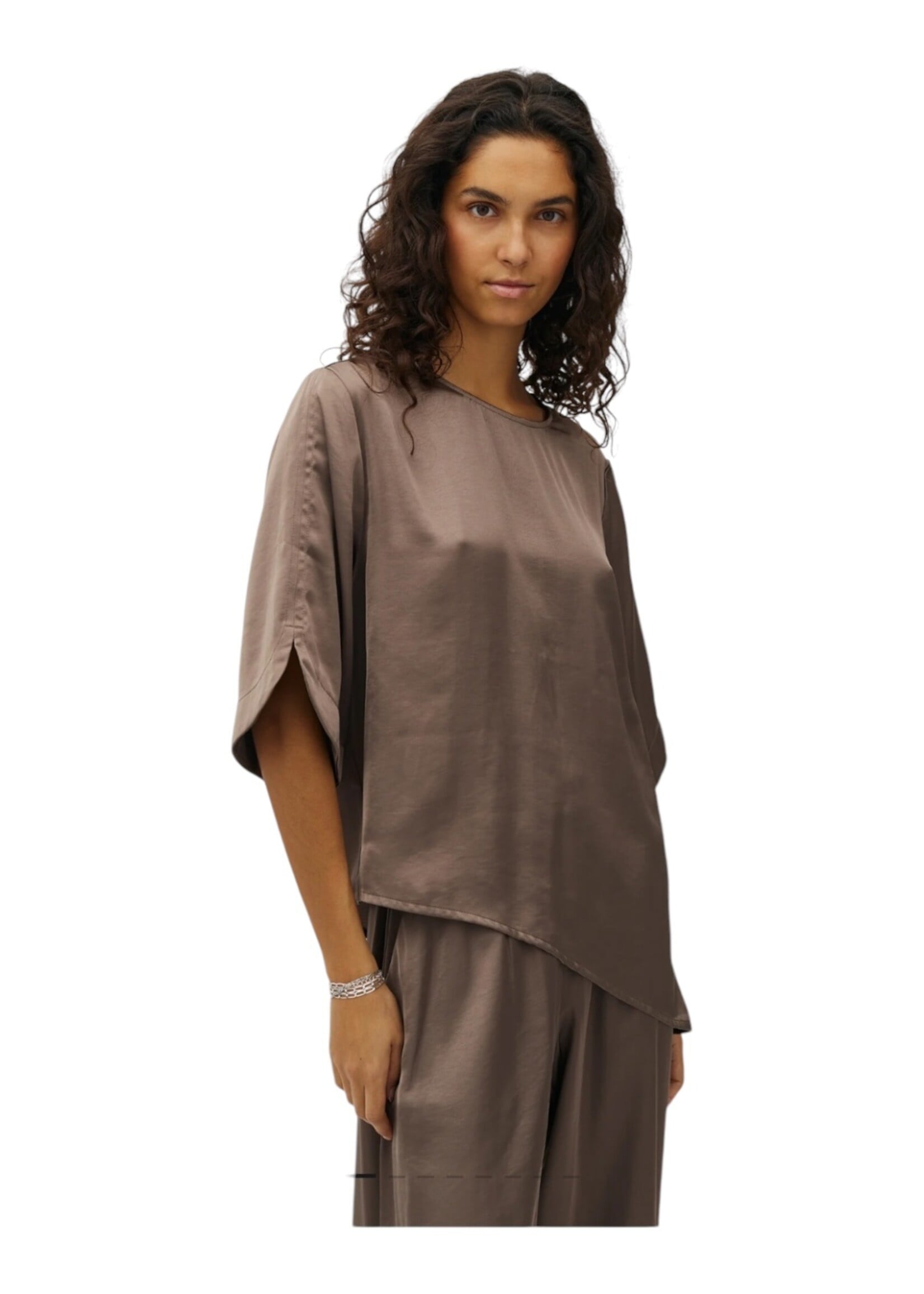 Guts & Goats Daomin Taupe Blouse
