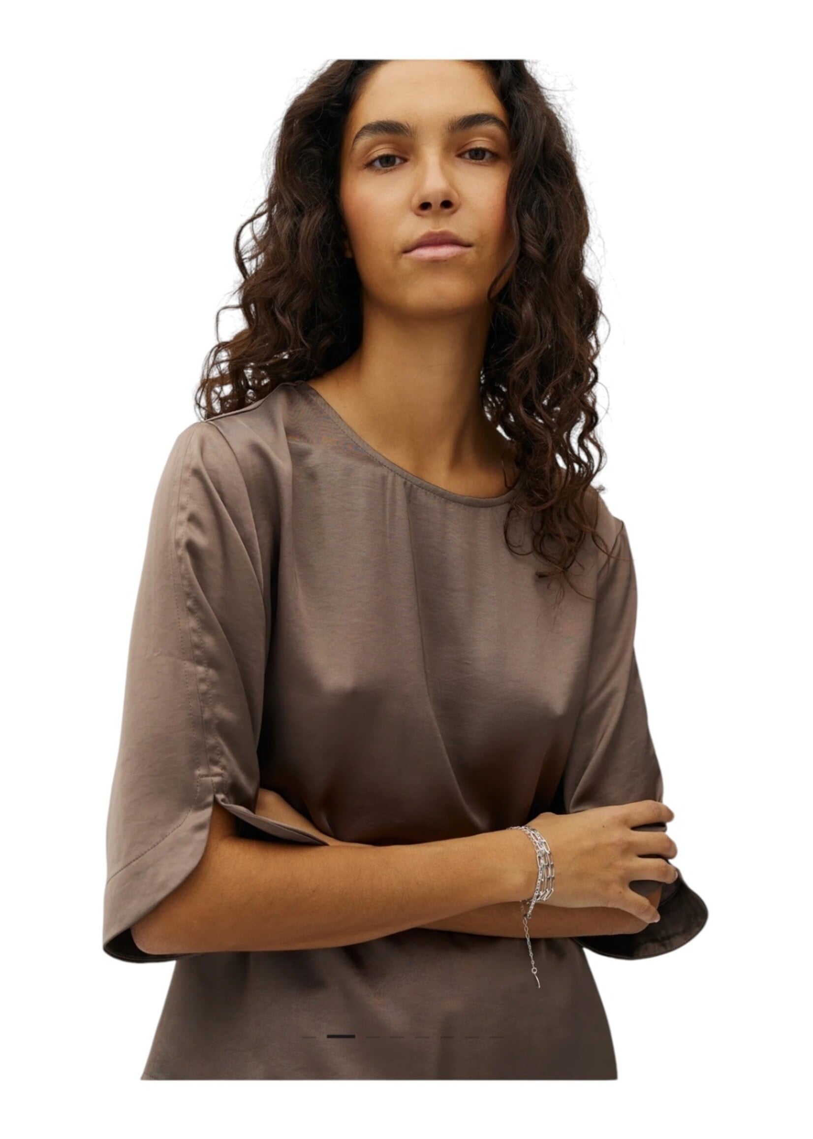 Guts & Goats Daomin Taupe Blouse