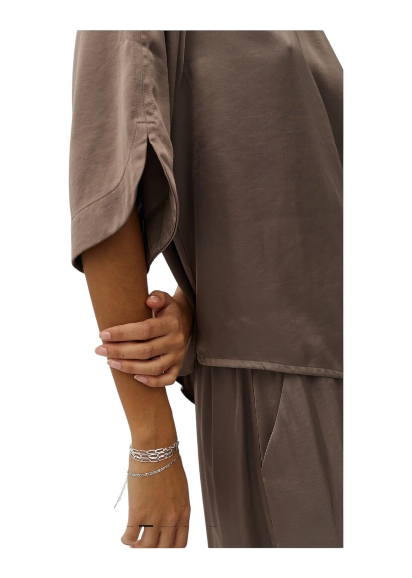 Guts & Goats Daomin Taupe Blouse