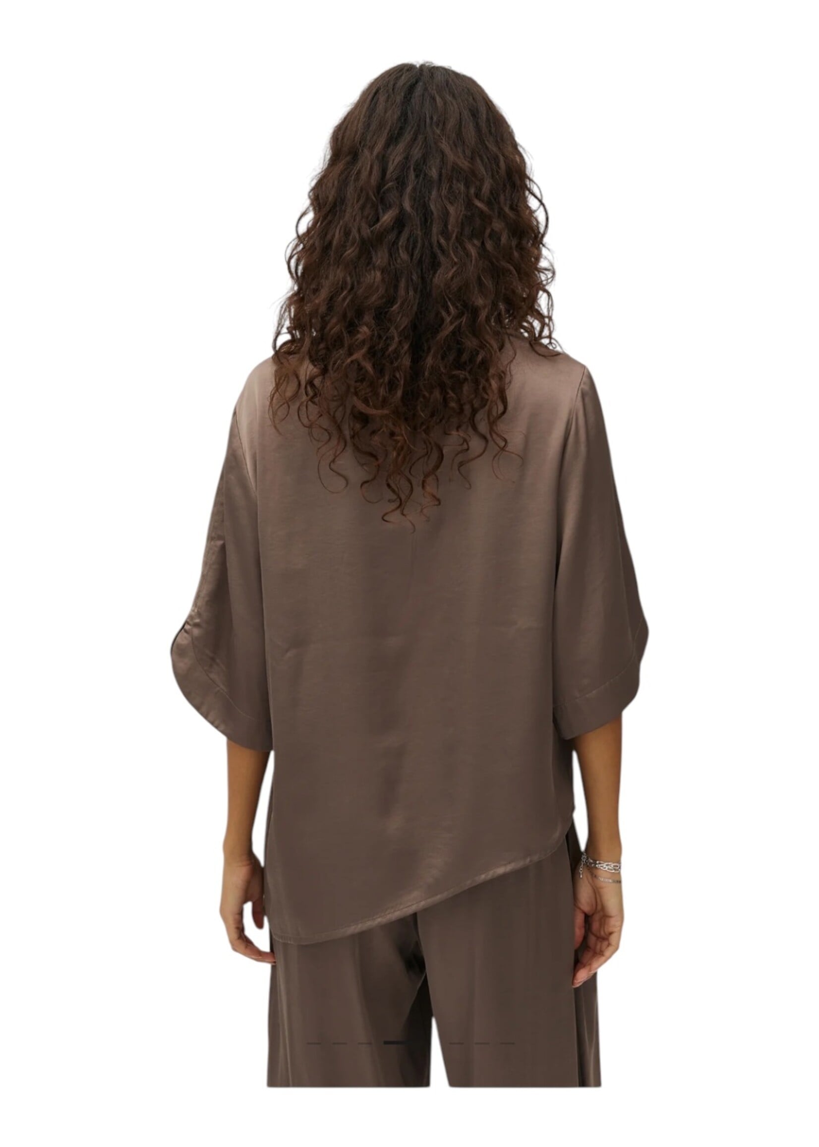 Guts & Goats Daomin Taupe Blouse