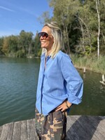 Guts & Goats Paula Blue Blouse