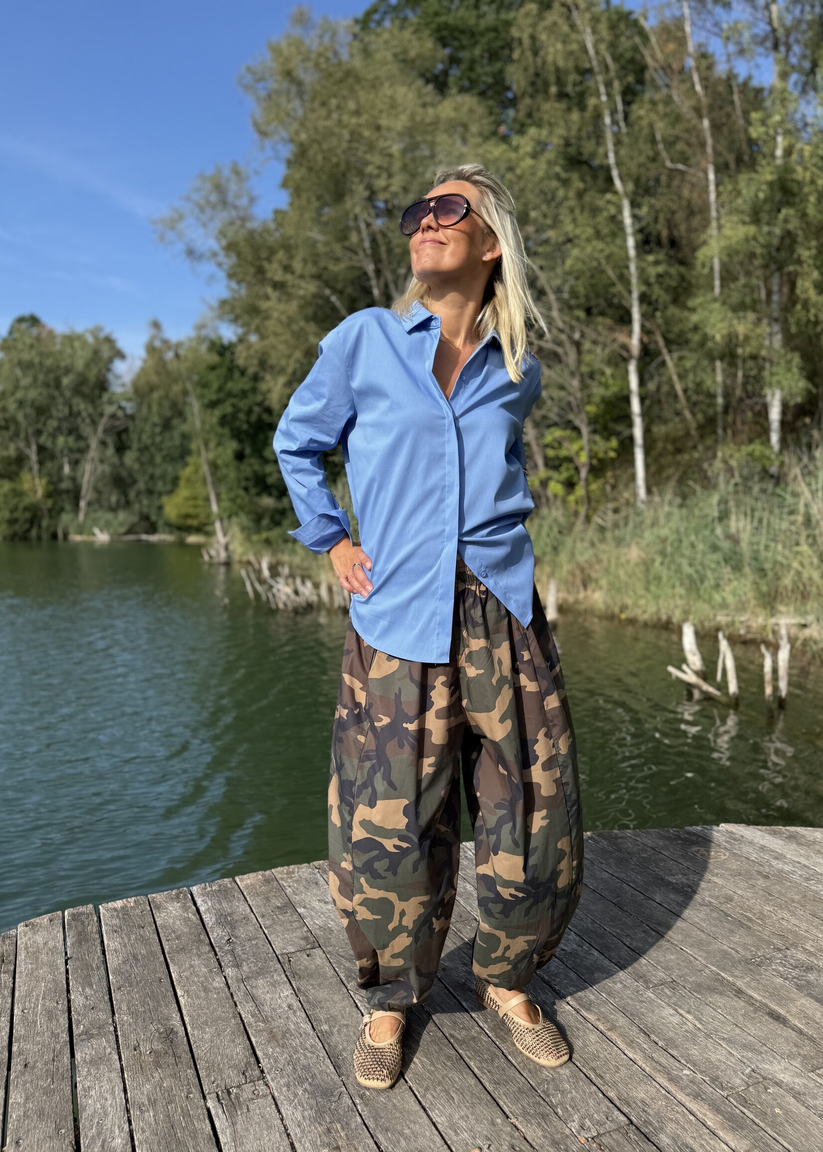 Guts & Goats Paula Blue Blouse