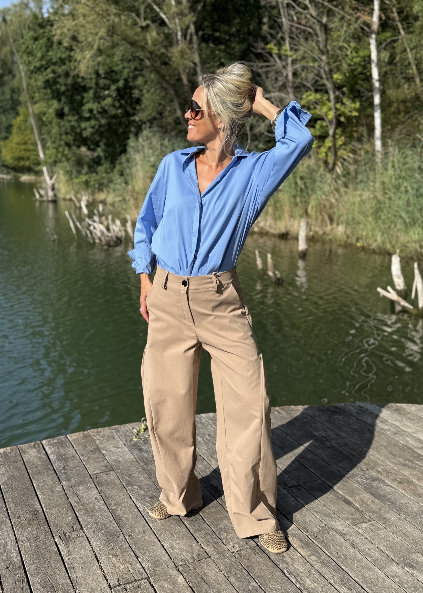 Guts & Goats Paula Blue Blouse