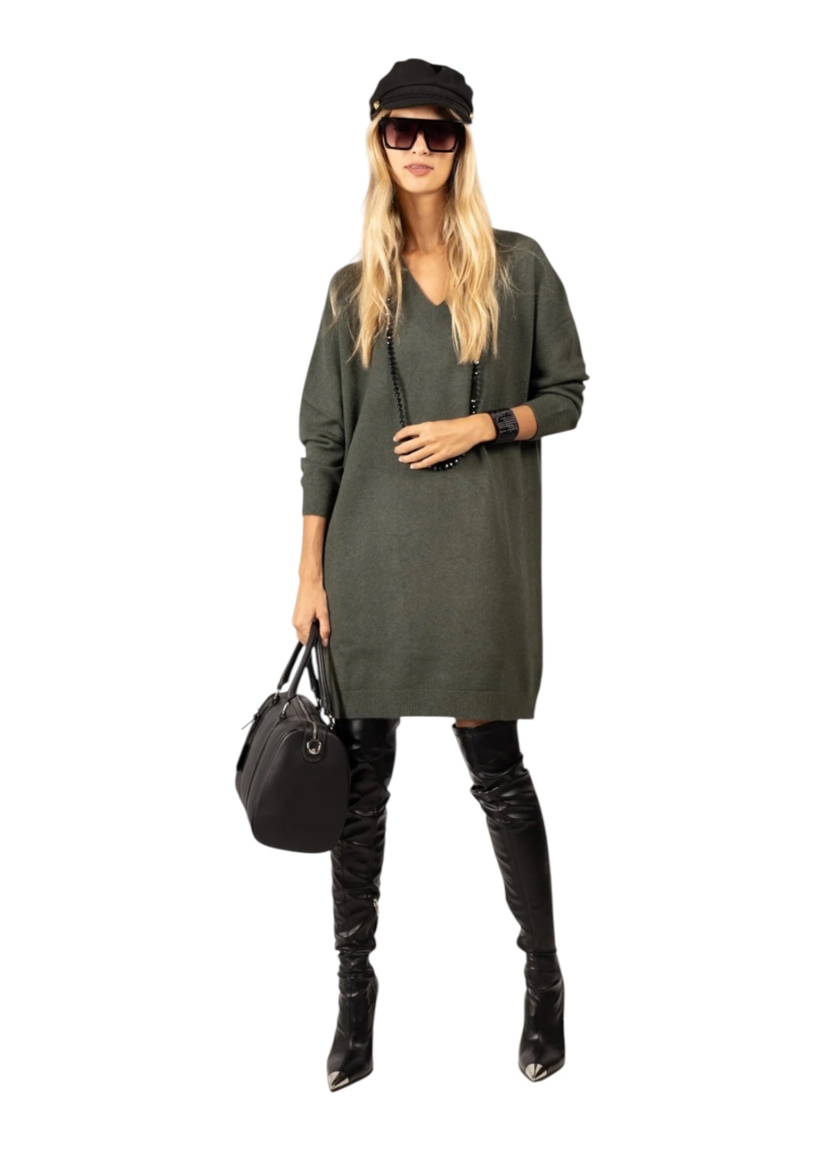 Guts & Goats Liselle Kaki Dress
