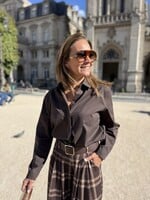 Guts & Goats Paula Brown Blouse