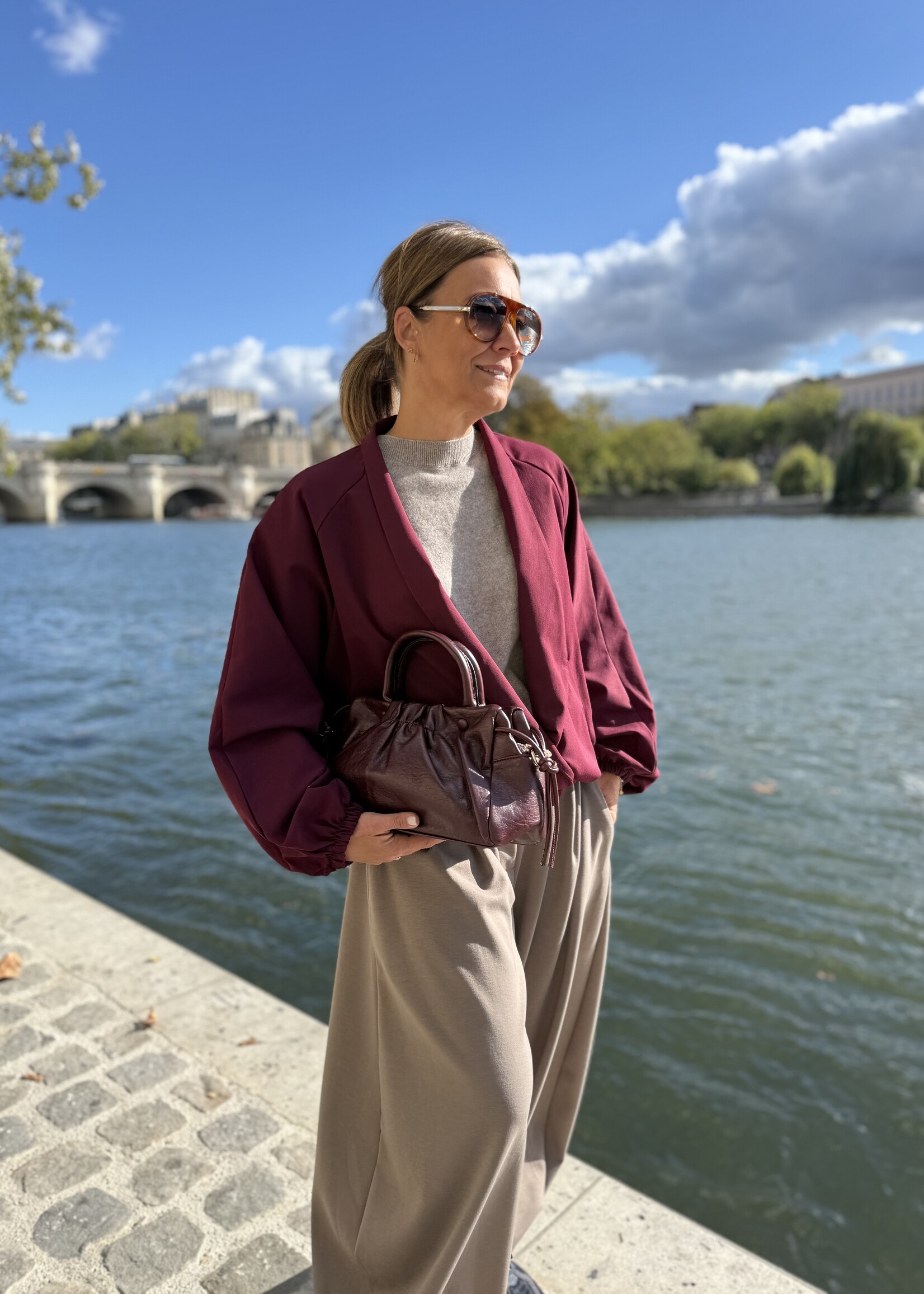 Guts & Goats Stella Bordeaux Bag